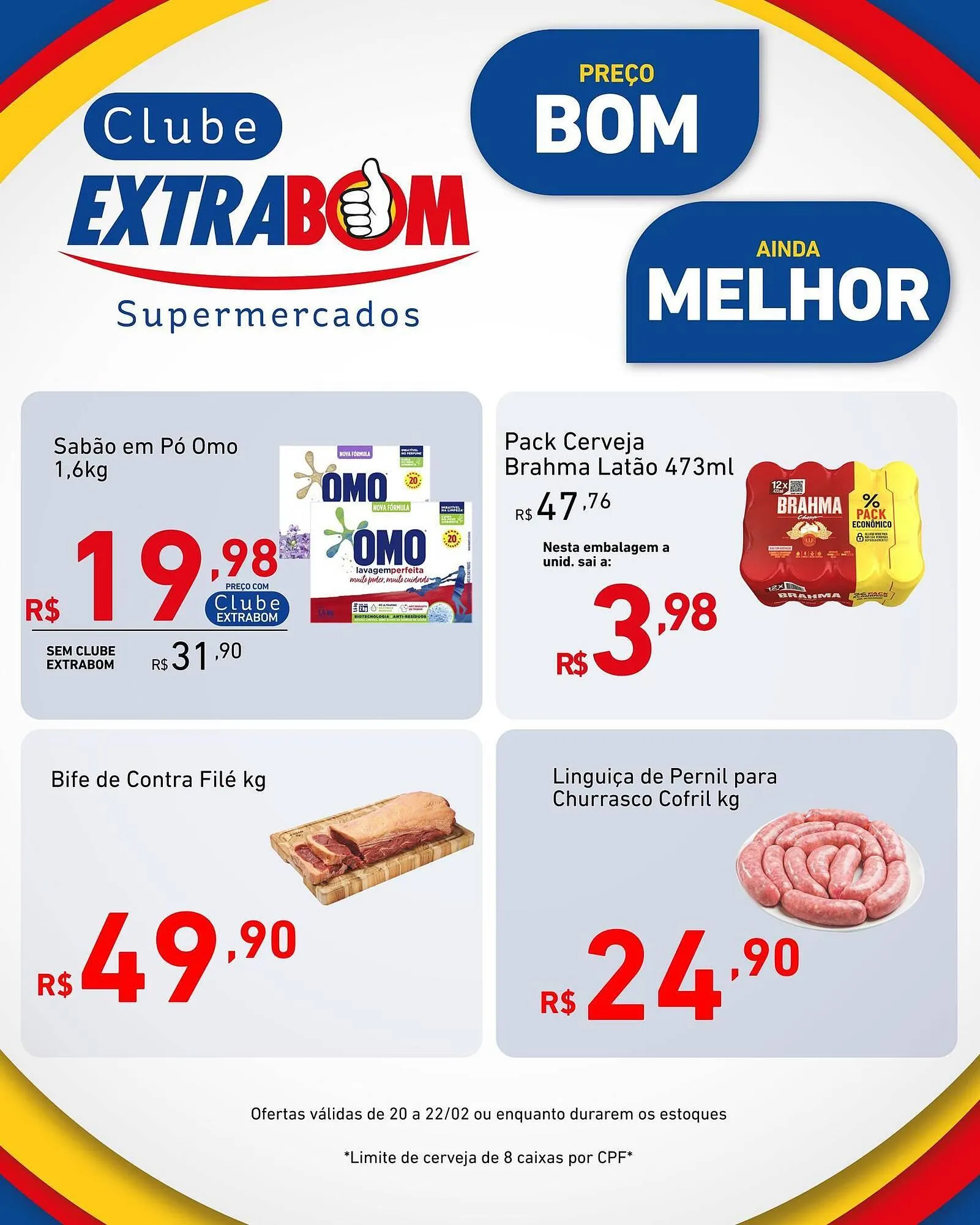 Encarte de Catálogo Extrabom Supermercados 20 de fevereiro até 22 de fevereiro 2026 - Pagina 2