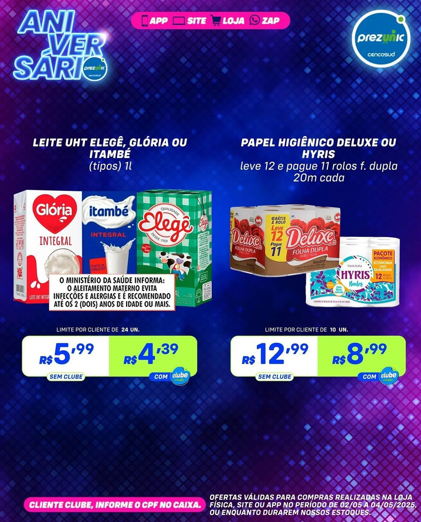 Encarte de Catálogo Prezunic 2 de maio até 4 de maio 2025 - Pagina 6