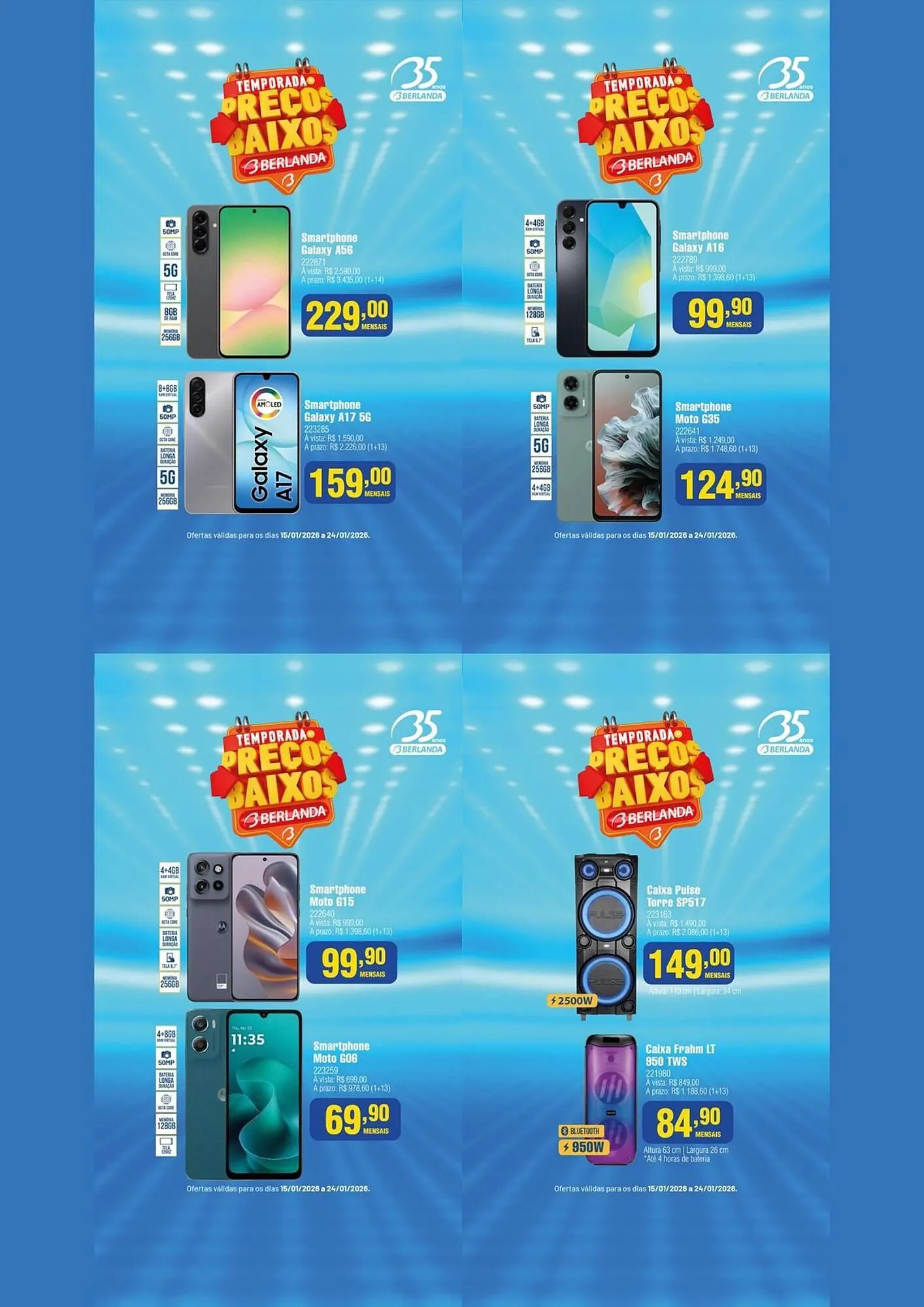 Encarte de Catálogo Berlanda 15 de janeiro até 24 de janeiro 2026 - Pagina 3