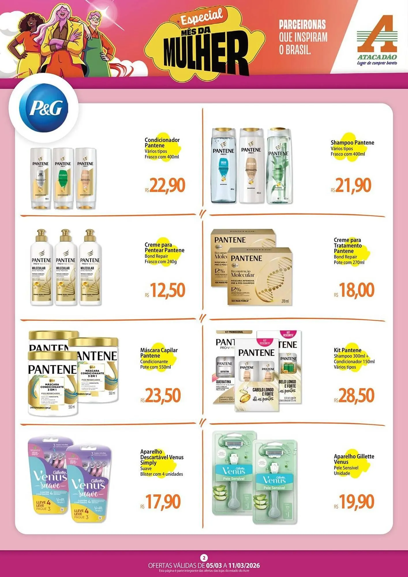 Encarte de Folheto Atacadão 5 de março até 11 de março 2026 - Pagina 2