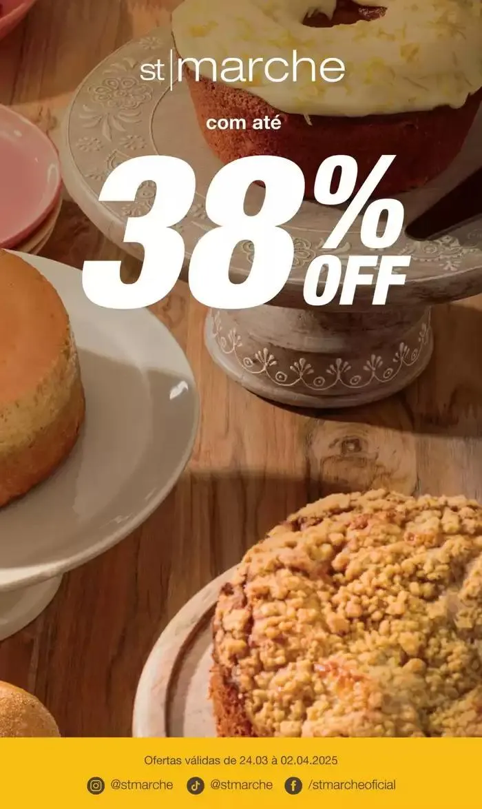 Encarte de Ofertas St Marche 26 de março até 2 de abril 2025 - Pagina 1