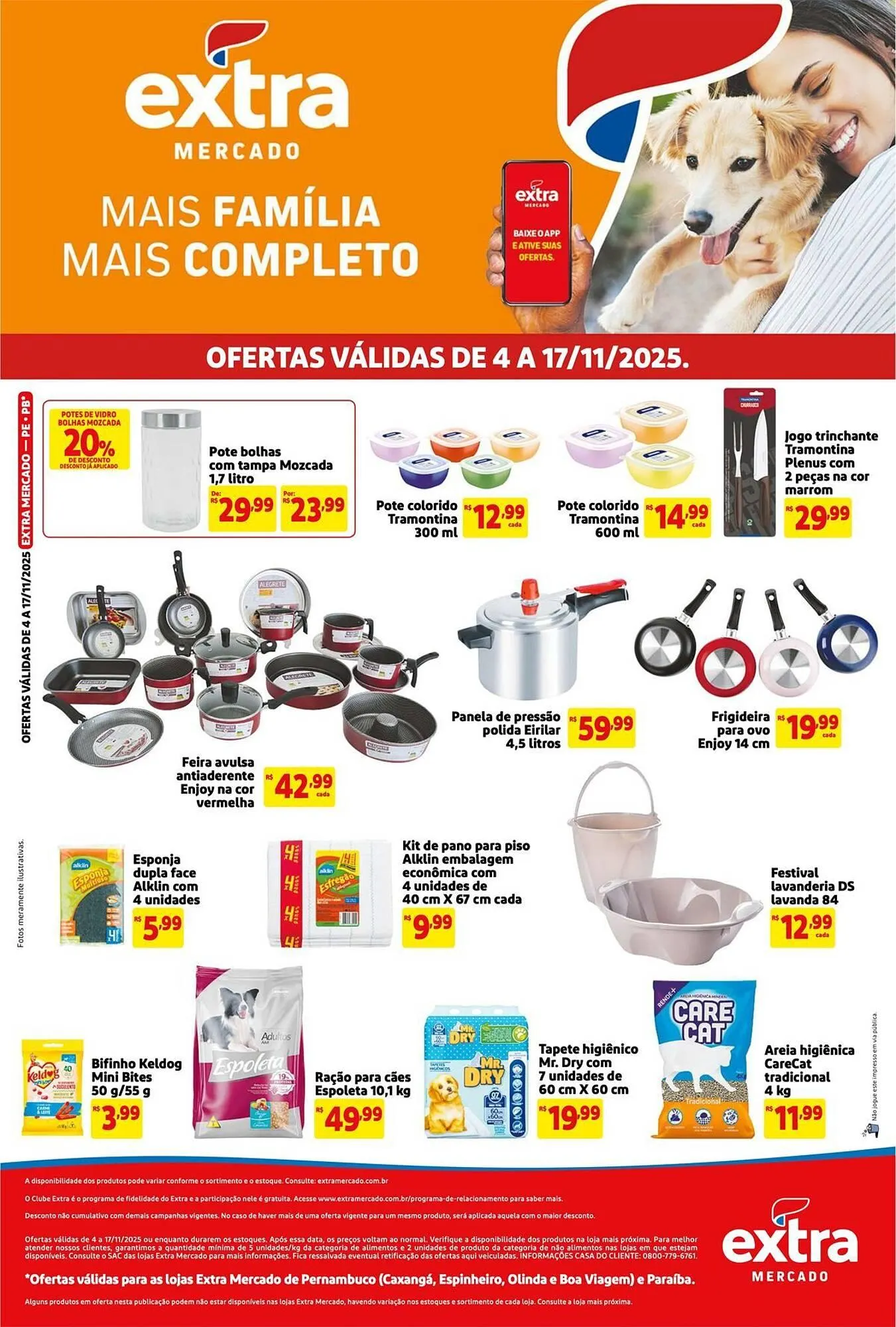Encarte de Encarte Mercado Extra 4 de novembro até 17 de novembro 2025 - Pagina 1