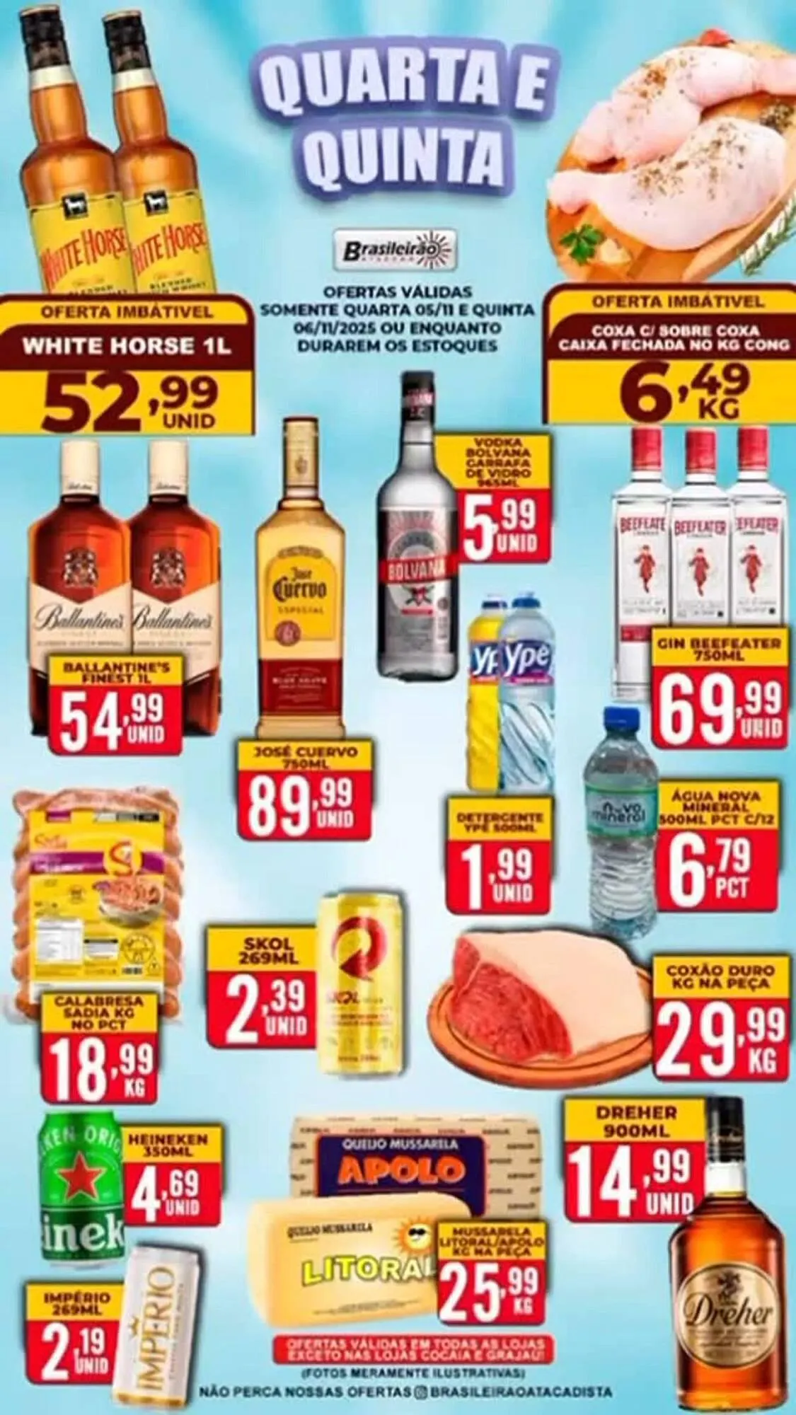 Encarte de Folheto Brasileirão Atacado 5 de novembro até 6 de novembro 2025 - Pagina 1