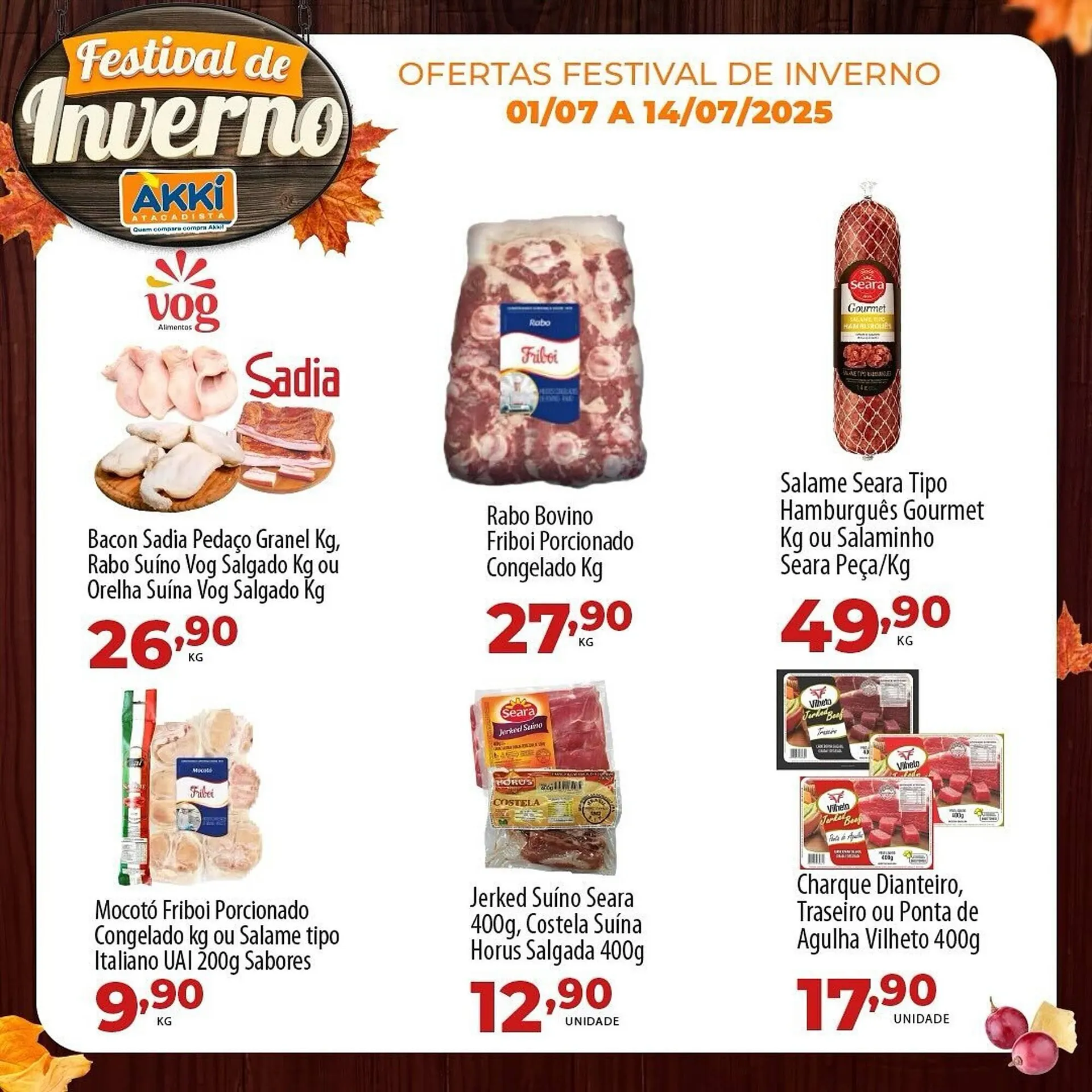 Encarte de Catálogo Akki Atacadista 1 de julho até 14 de julho 2025 - Pagina 1