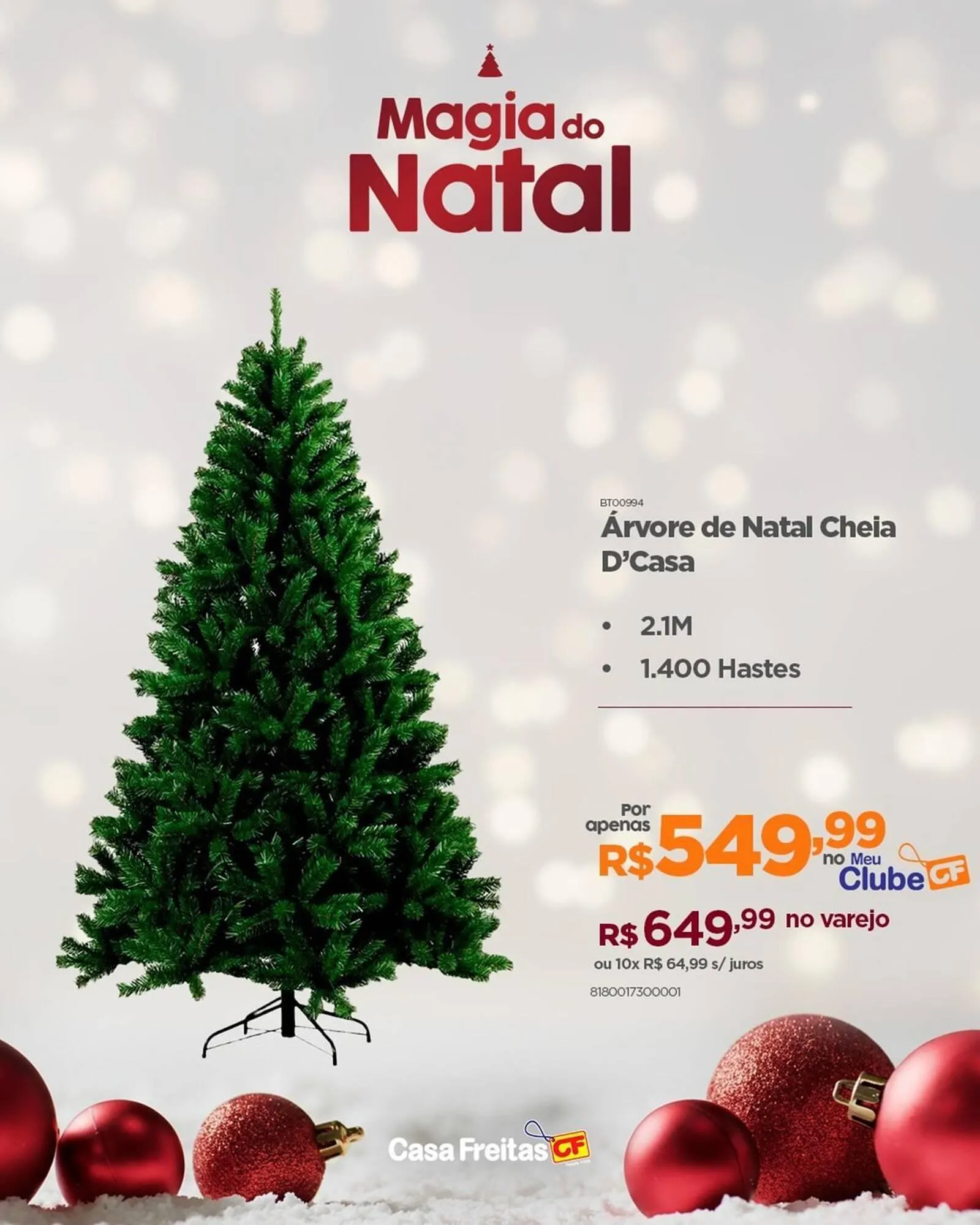 Encarte de Catálogo Casa Freitas 18 de novembro até 24 de dezembro 2025 - Pagina 1