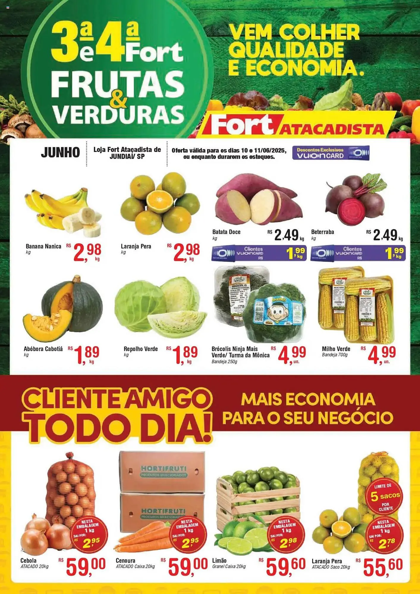 Encarte de Catálogo Fort Atacadista 10 de junho até 12 de junho 2025 - Pagina 1