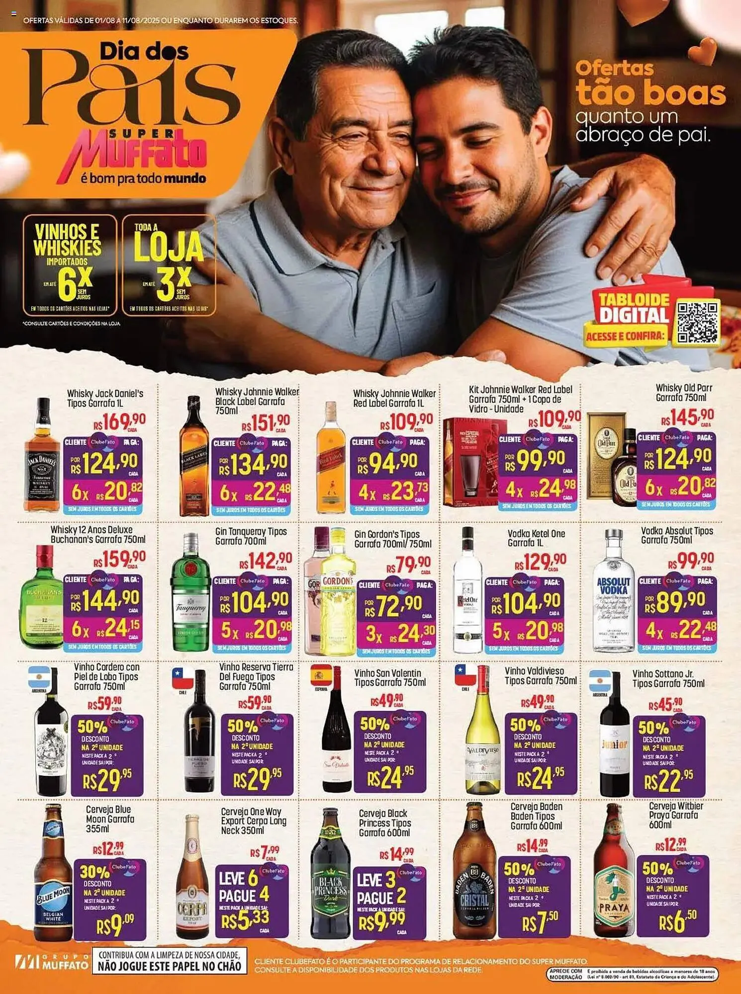 Encarte de Catálogo Muffato 1 de agosto até 11 de agosto 2025 - Pagina 1