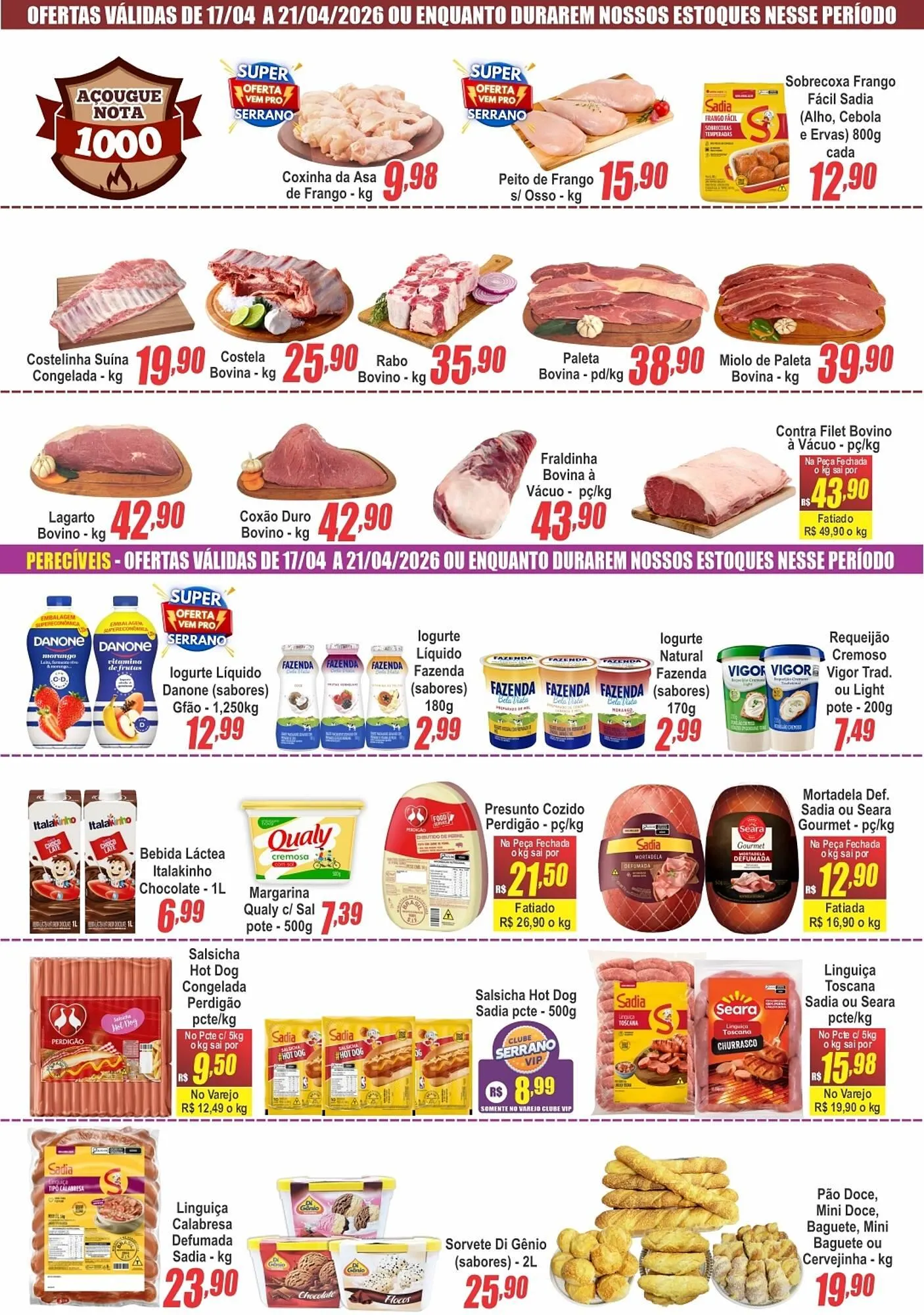 Encarte de Catálogo Serrano Supermercado 14 de abril até 21 de abril 2026 - Pagina 3