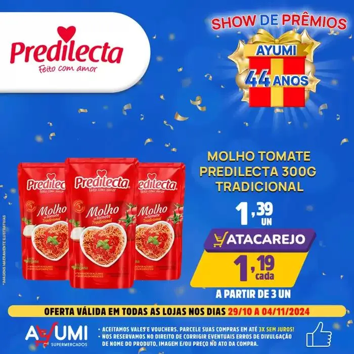 Encarte de Encarte Ayumi Supermercados 30 de outubro até 4 de novembro 2024 - Pagina 3