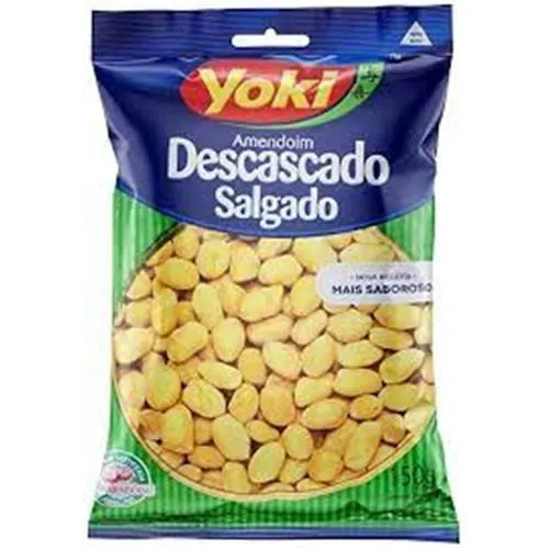 Amendoim Descascado Salgado Yoki 150G