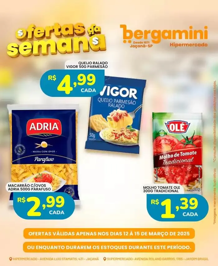 Encarte de Encarte Supermercado Bergamini 12 de março até 15 de março 2025 - Pagina 8