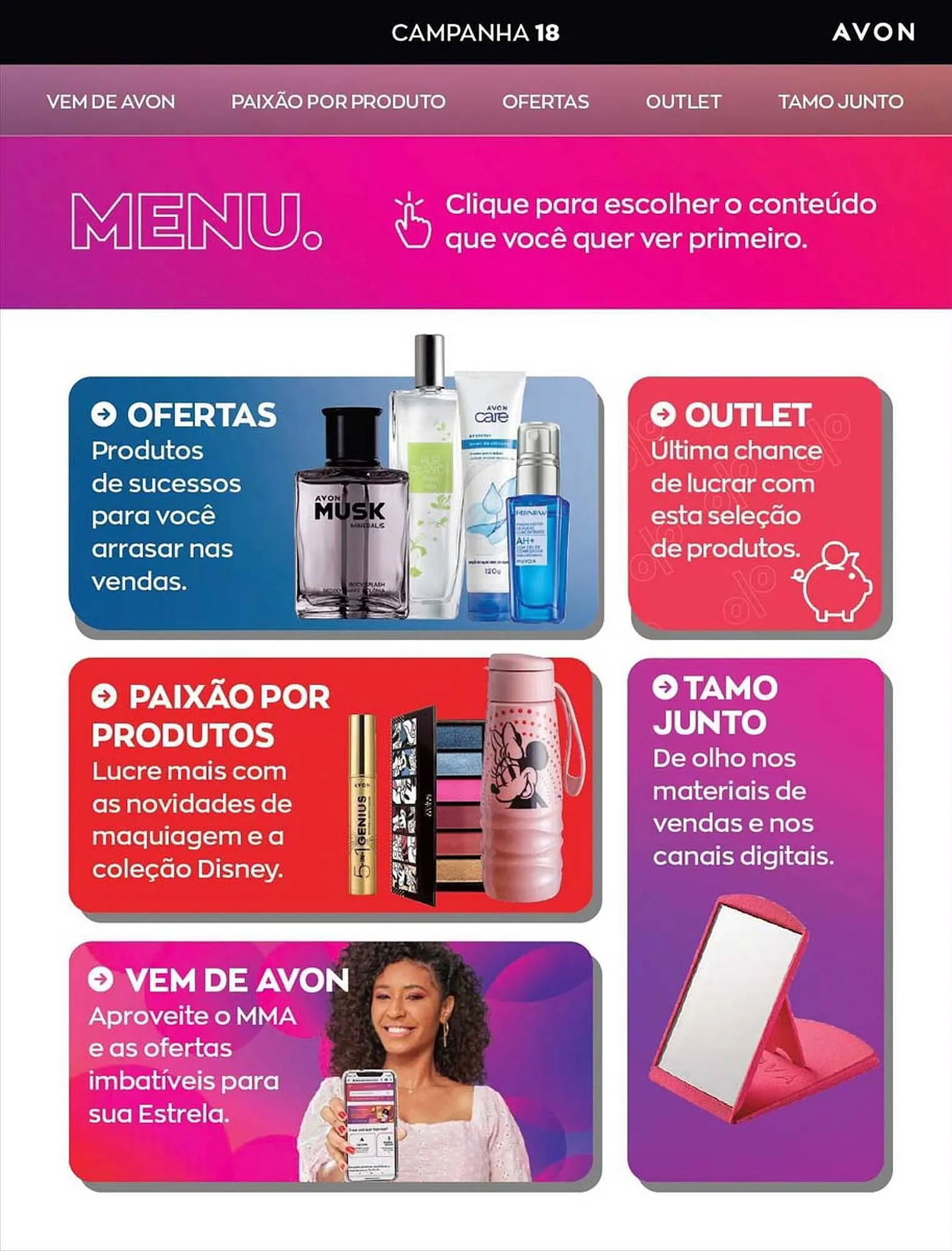 Encarte de Catálogo Avon 22 de junho até 22 de julho 2023 - Pagina 4