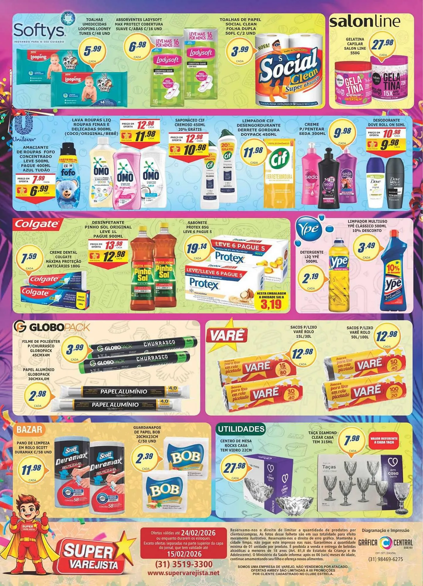 Encarte de Folheto Super Varejista 16 de fevereiro até 24 de fevereiro 2026 - Pagina 4