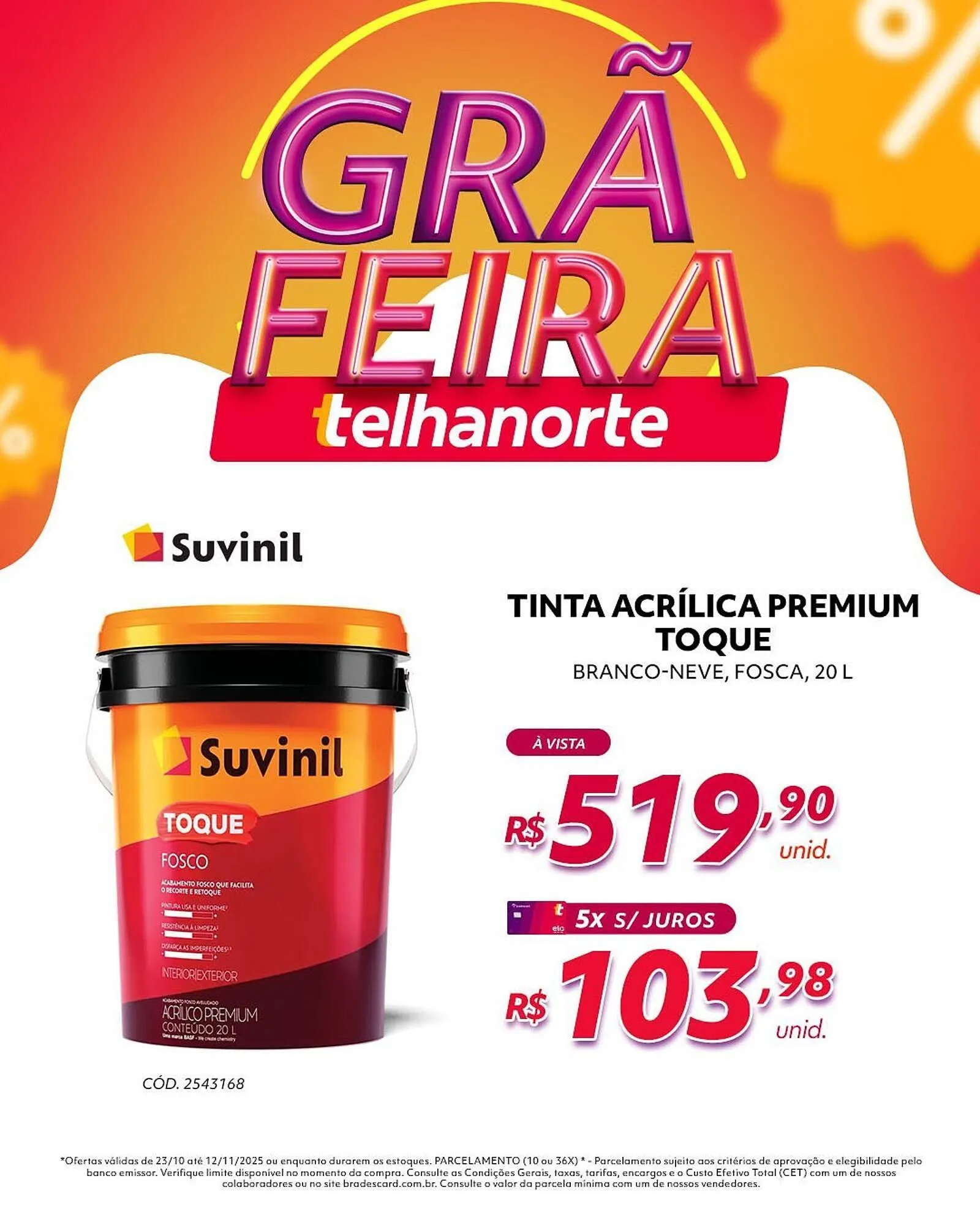 Encarte de Catálogo Telhanorte 26 de outubro até 8 de novembro 2025 - Pagina 4