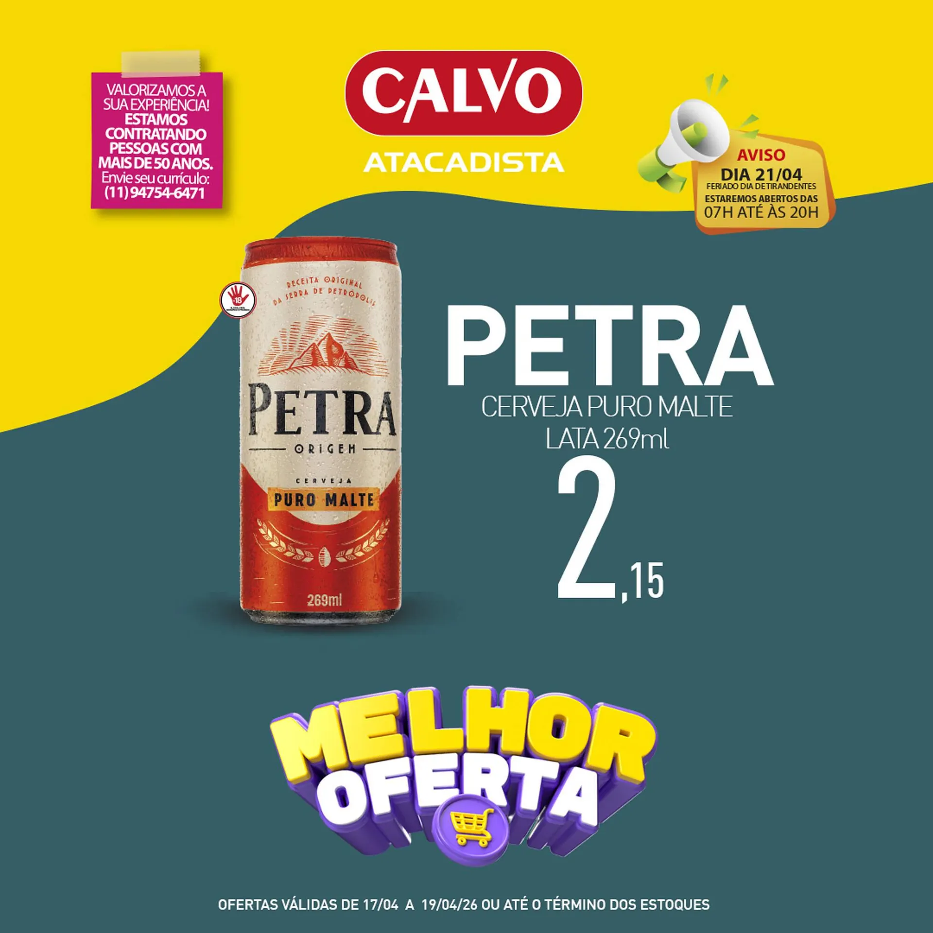 Encarte de Folheto Calvo Atacadista 17 de abril até 19 de abril 2026 - Pagina 2