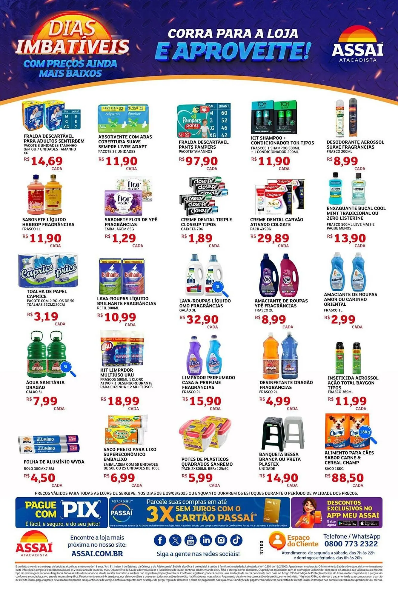 Encarte de Catálogo Assaí Atacadista 28 de agosto até 29 de agosto 2025 - Pagina 4