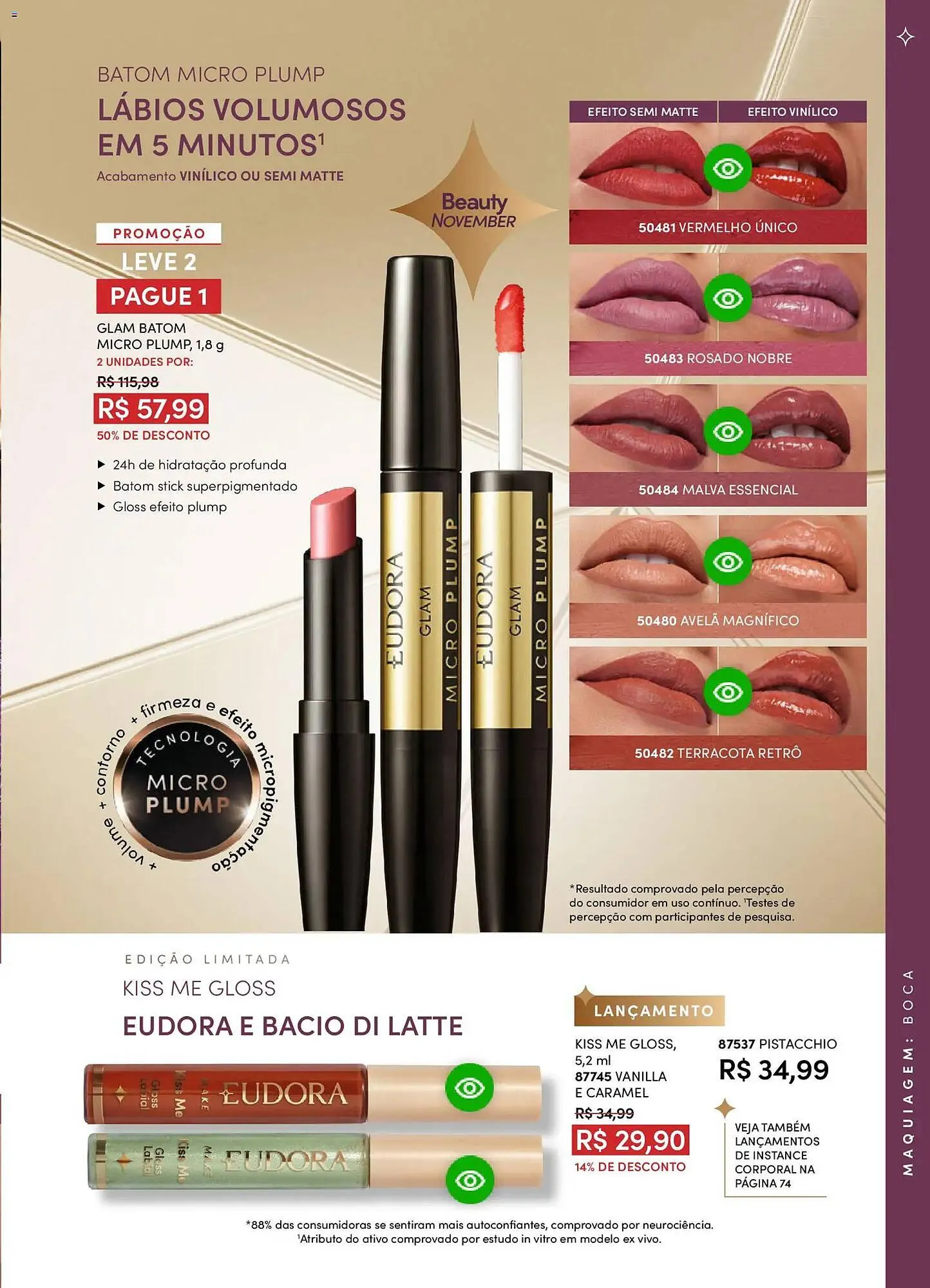 Encarte de Catálogo Eudora 29 de outubro até 27 de novembro 2025 - Pagina 80