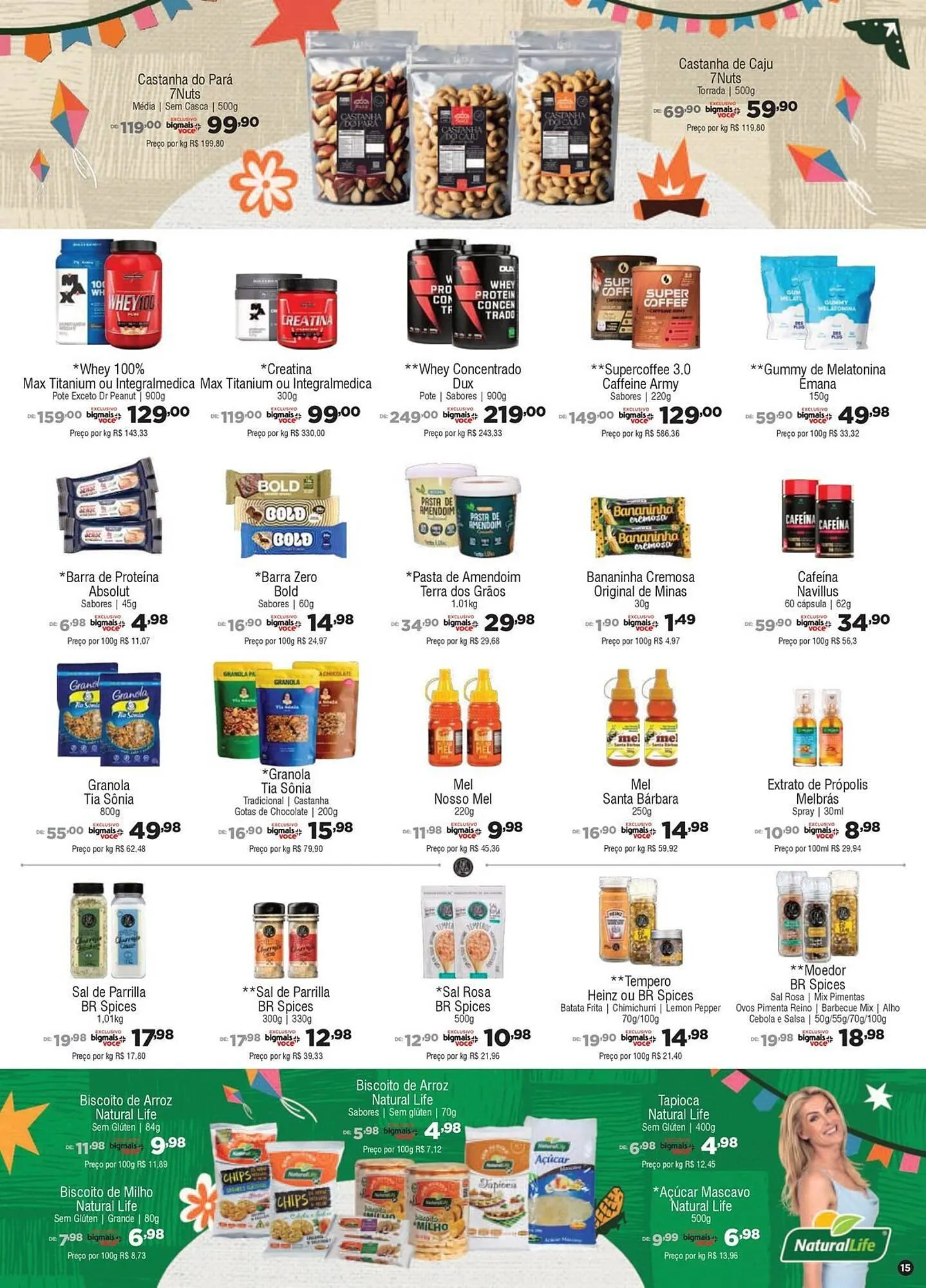 Encarte de Catálogo Big Mais Supermercados 4 de junho até 17 de junho 2025 - Pagina 15