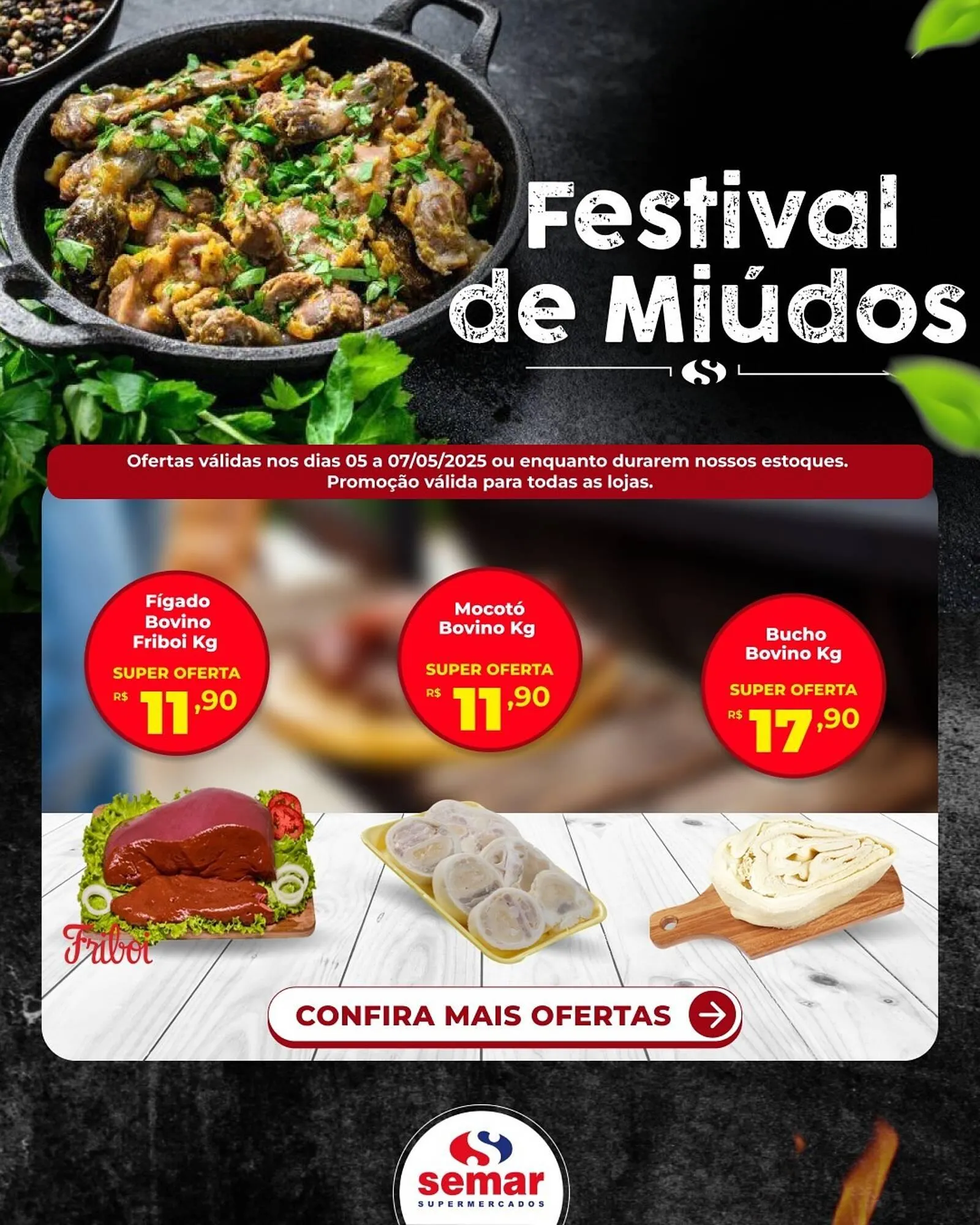 Encarte de Catálogo Semar Supermercado 6 de maio até 7 de maio 2025 - Pagina 1