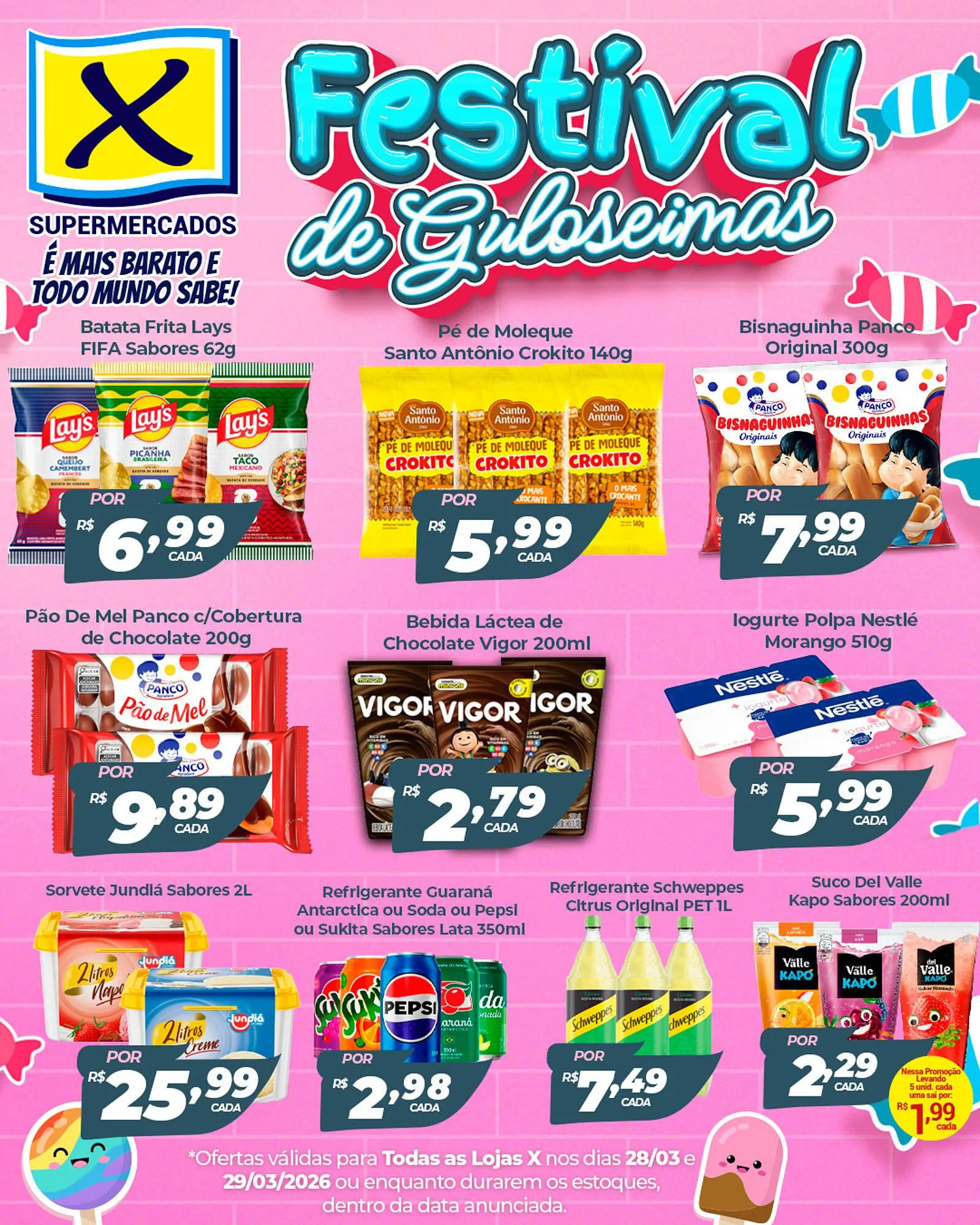 Encarte de Folheto X Supermercados 28 de março até 29 de março 2026 - Pagina 2
