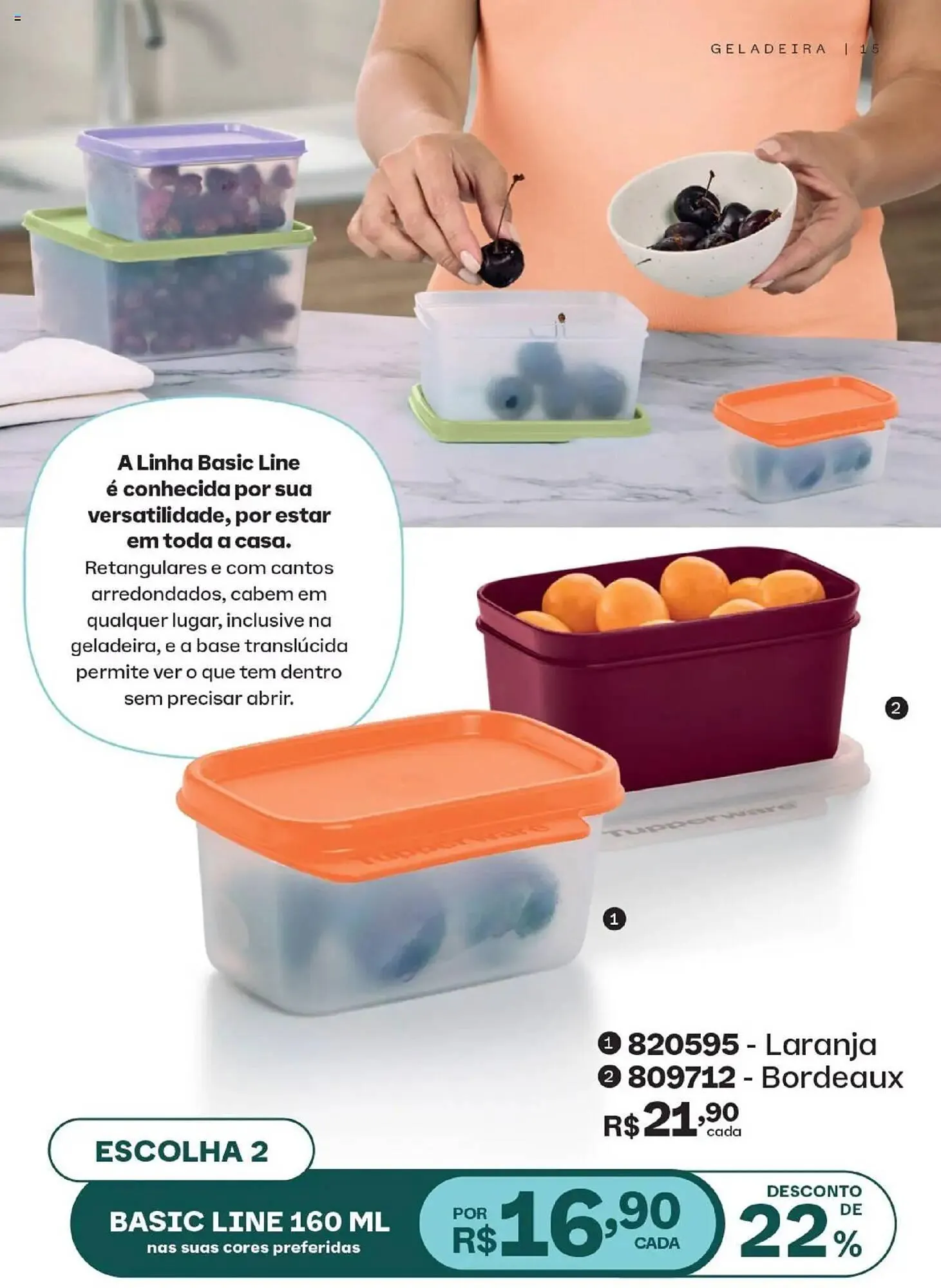 Encarte de Catálogo Tupperware 16 de junho até 14 de agosto 2025 - Pagina 15