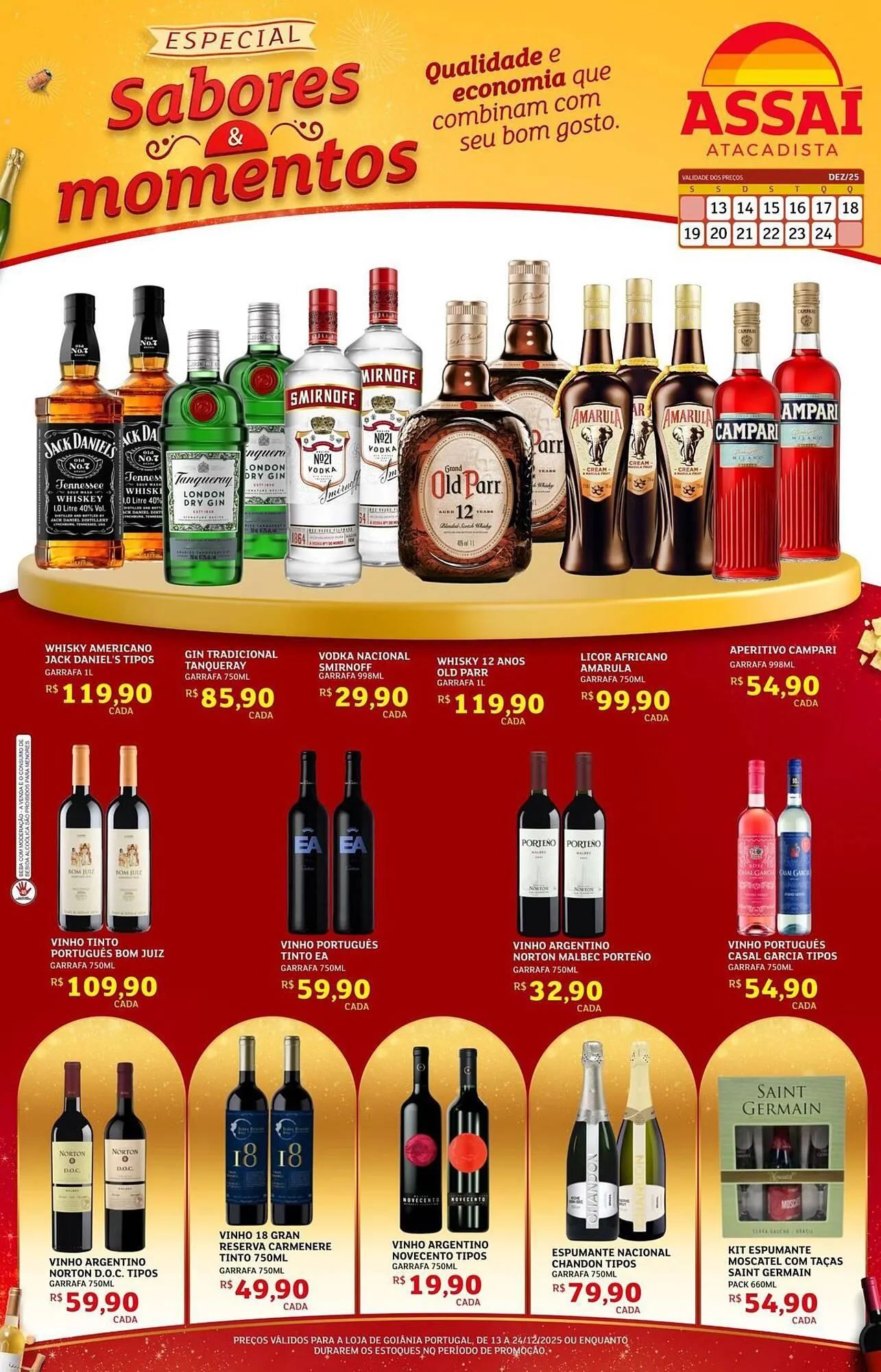 Encarte de Encarte Assaí Atacadista 13 de dezembro até 24 de dezembro 2025 - Pagina 1