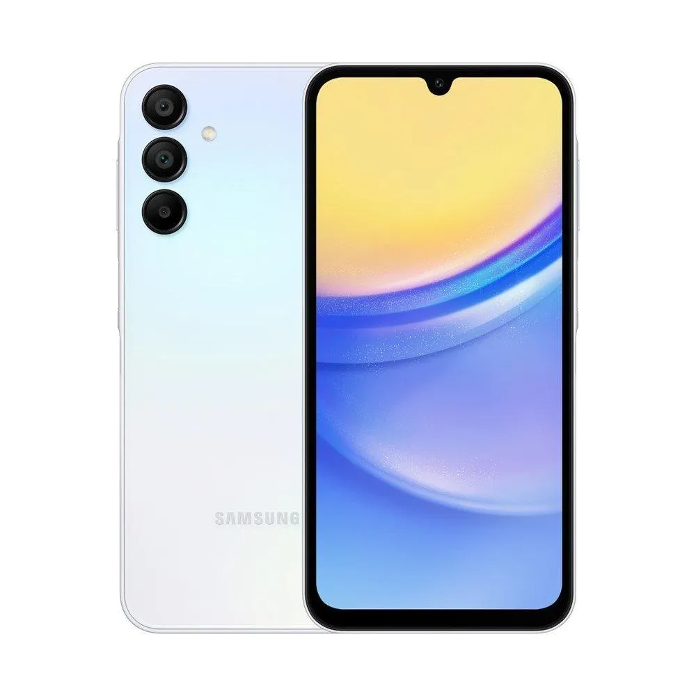 Smartphone Samsung Galaxy A15 5G Android Tela 6.5" 128GB Câmera 50MP+5MP+2MP Octa-Core 2.2GHz 2.0GHz Azul Claro