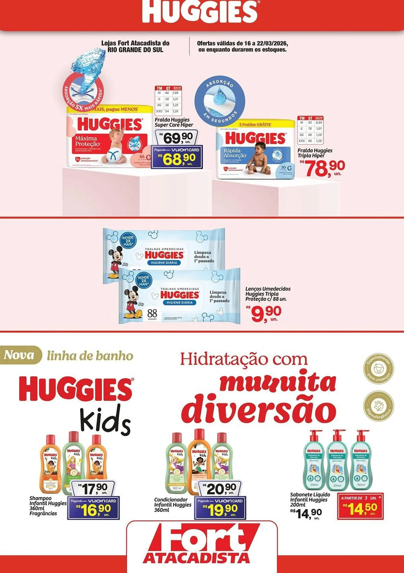 Encarte de Tabloide Fort Atacadista 16 de março até 22 de março 2026 - Pagina 1