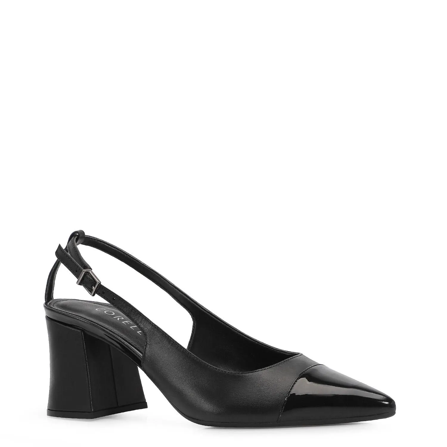 Scarpin Couro Preto