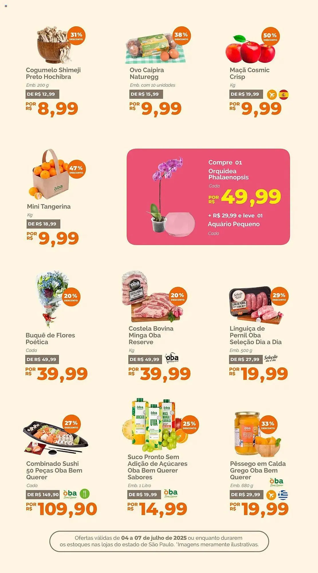 Encarte de Catálogo Oba Hortifruti 4 de julho até 7 de julho 2025 - Pagina 5