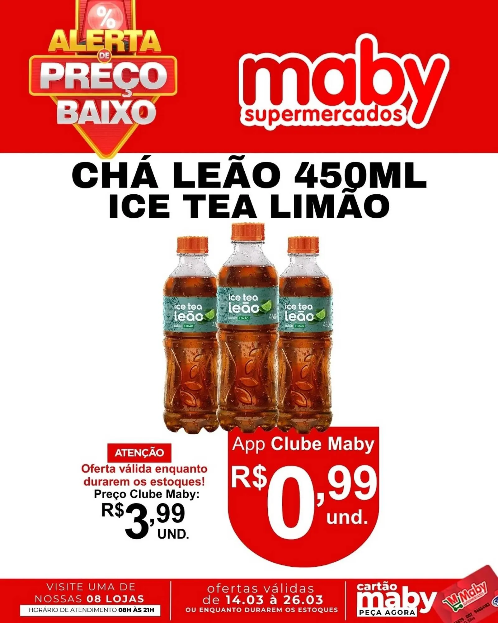 Encarte de Catálogo Maby Supermercados 16 de março até 26 de março 2026 - Pagina 1