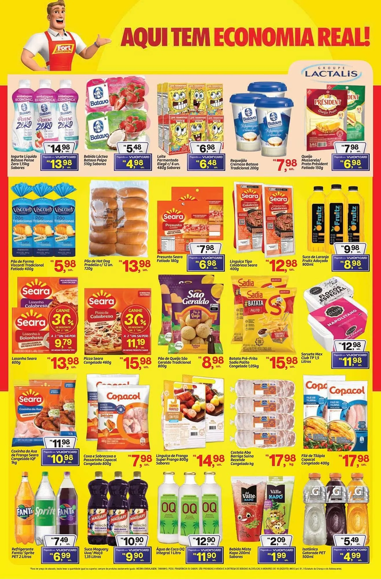 Encarte de Tabloide Fort Atacadista 20 de abril até 24 de abril 2026 - Pagina 3