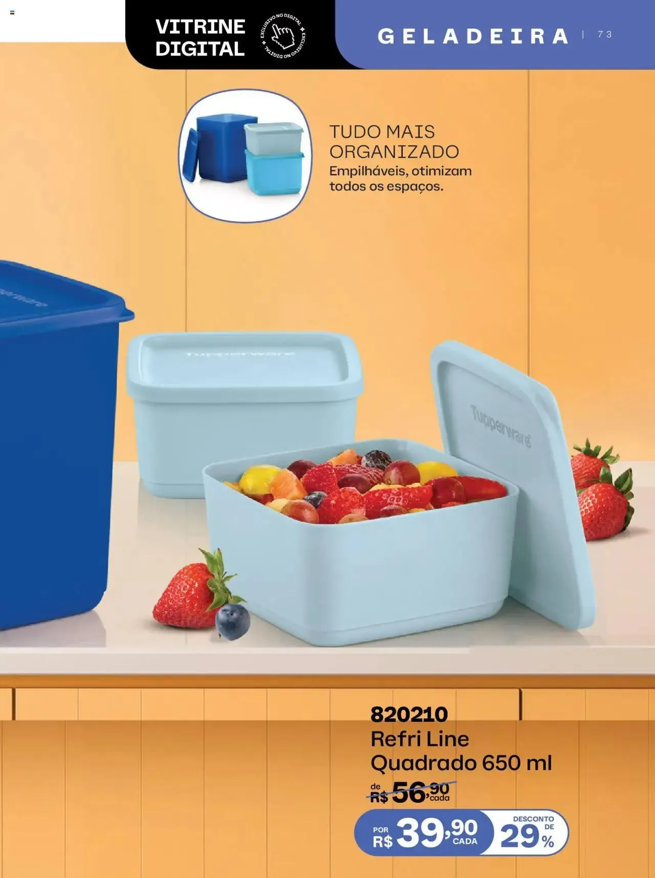 Encarte de Tupperware - Catálogo Vitrine 03 1 de março até 31 de março 2025 - Pagina 73
