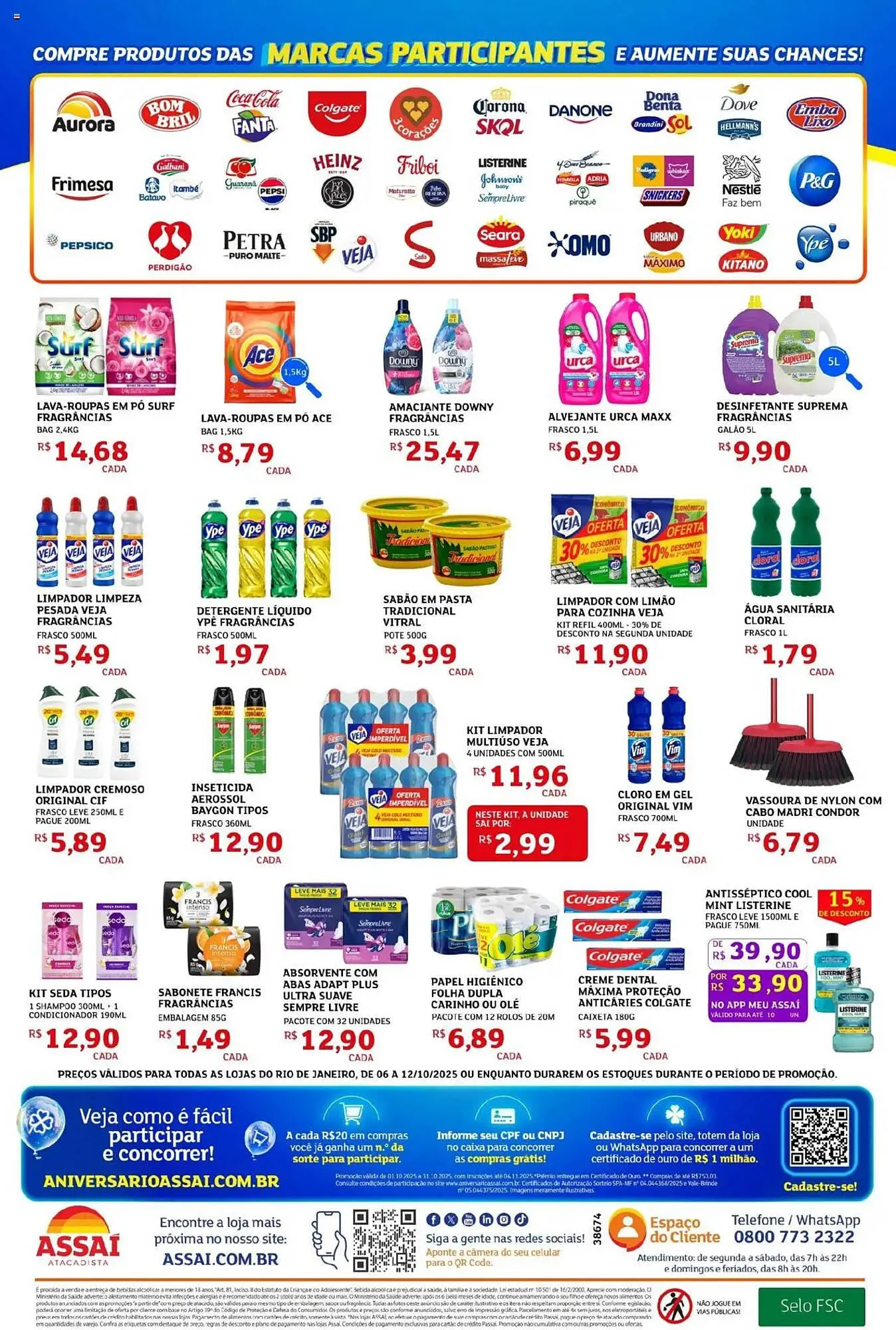 Encarte de Encarte Assaí Atacadista 6 de outubro até 12 de outubro 2025 - Pagina 4