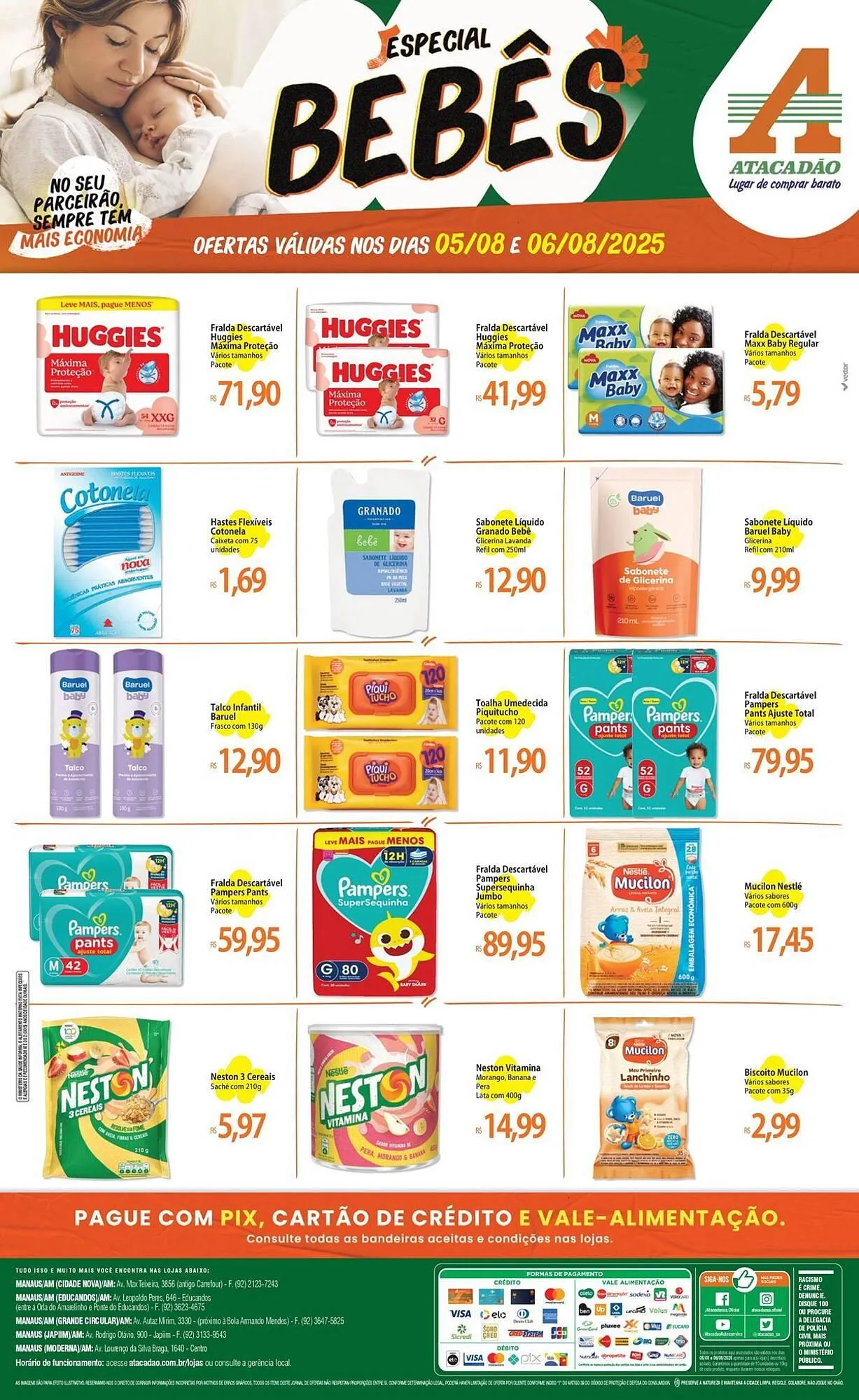 Encarte de Catálogo Atacadão 5 de agosto até 6 de agosto 2025 - Pagina 1