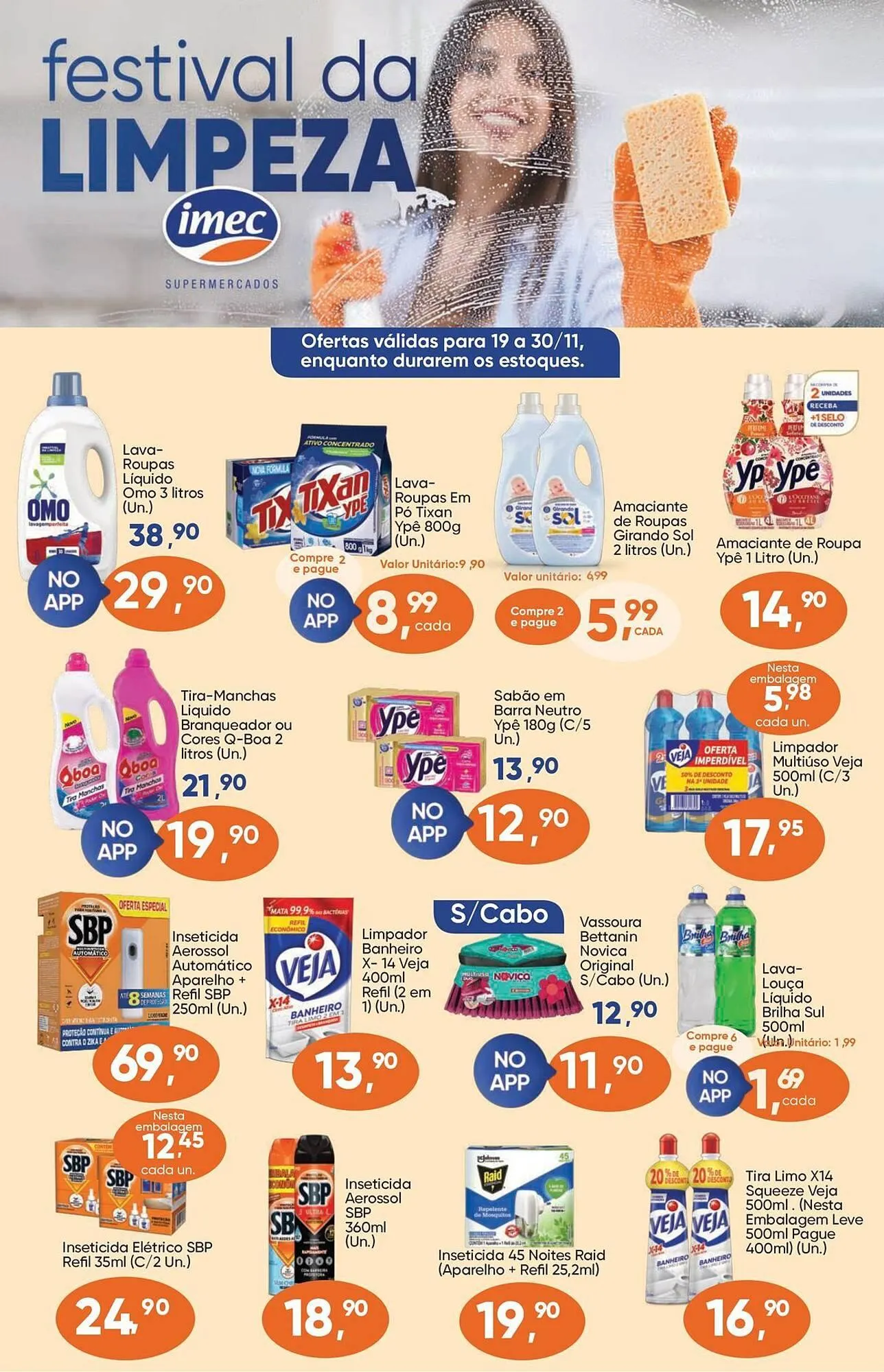 Encarte de Catálogo Imec Supermercados 19 de novembro até 30 de novembro 2025 - Pagina 1