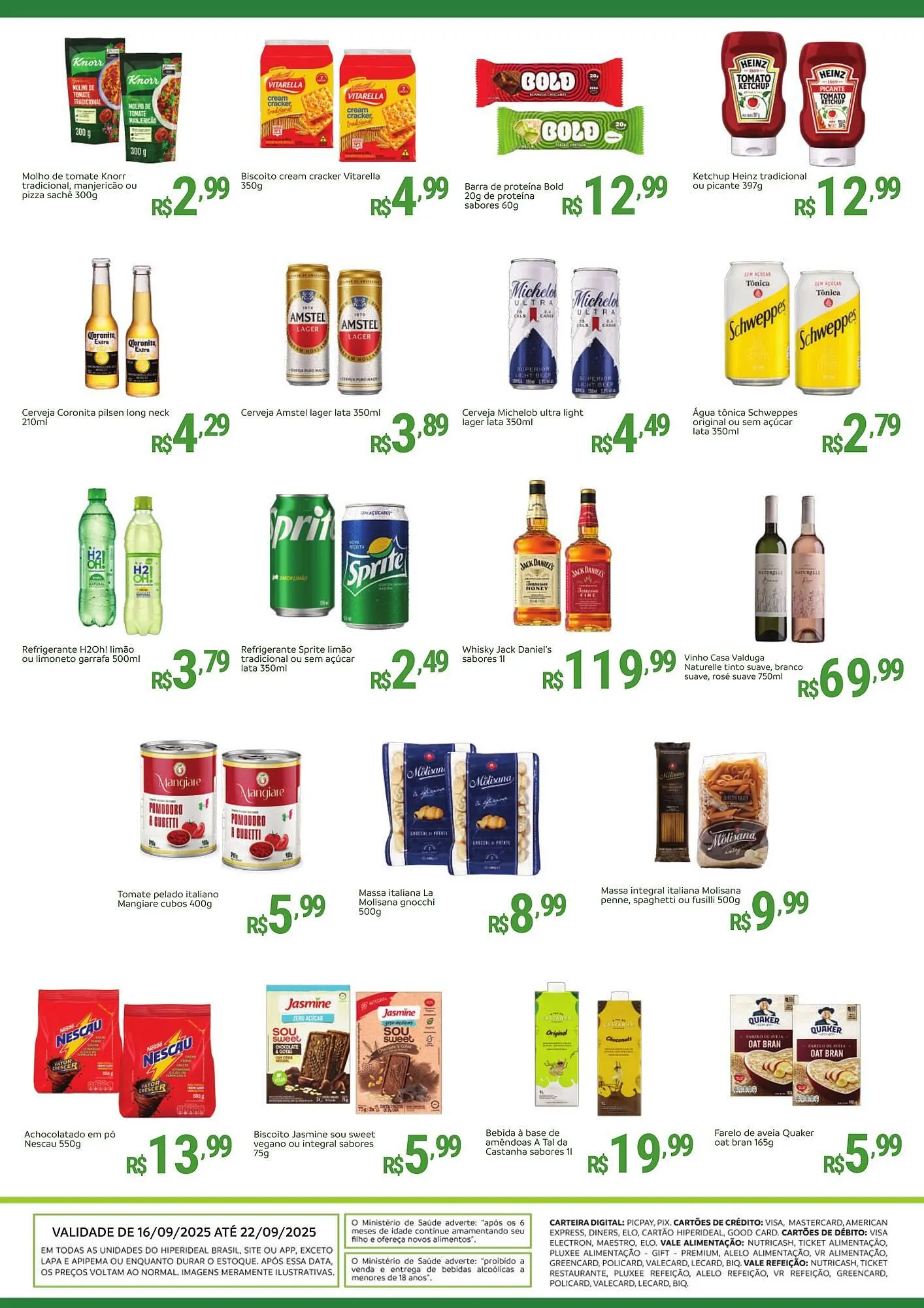 Encarte de Catálogo Hiperideal Supermercados 16 de setembro até 22 de setembro 2025 - Pagina 3