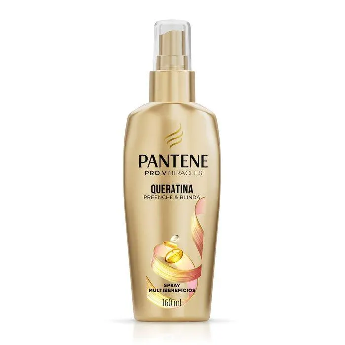 Protetor Térmico Spray Pantene Multibenefícios Queratina 160ml