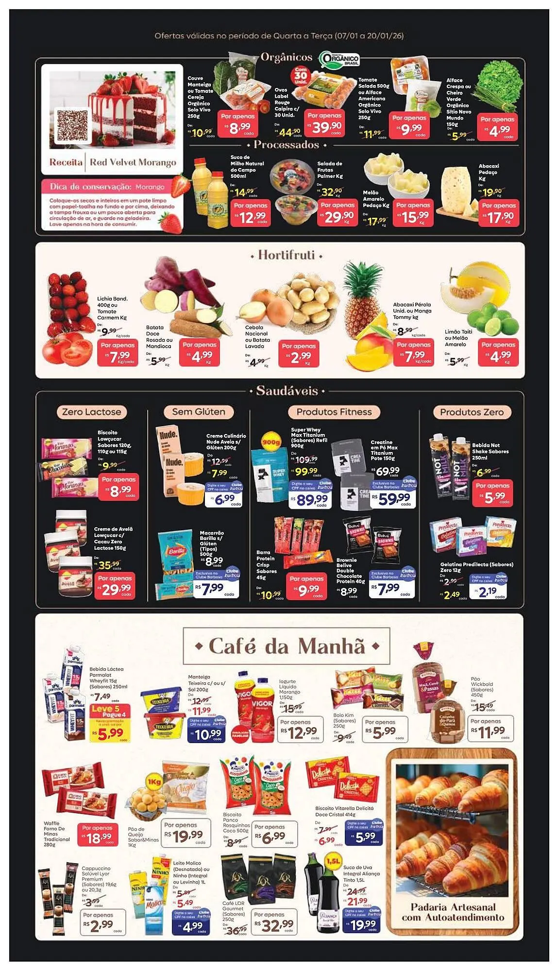 Encarte de Tabloide Barbosa Supermercados 7 de janeiro até 20 de janeiro 2026 - Pagina 2