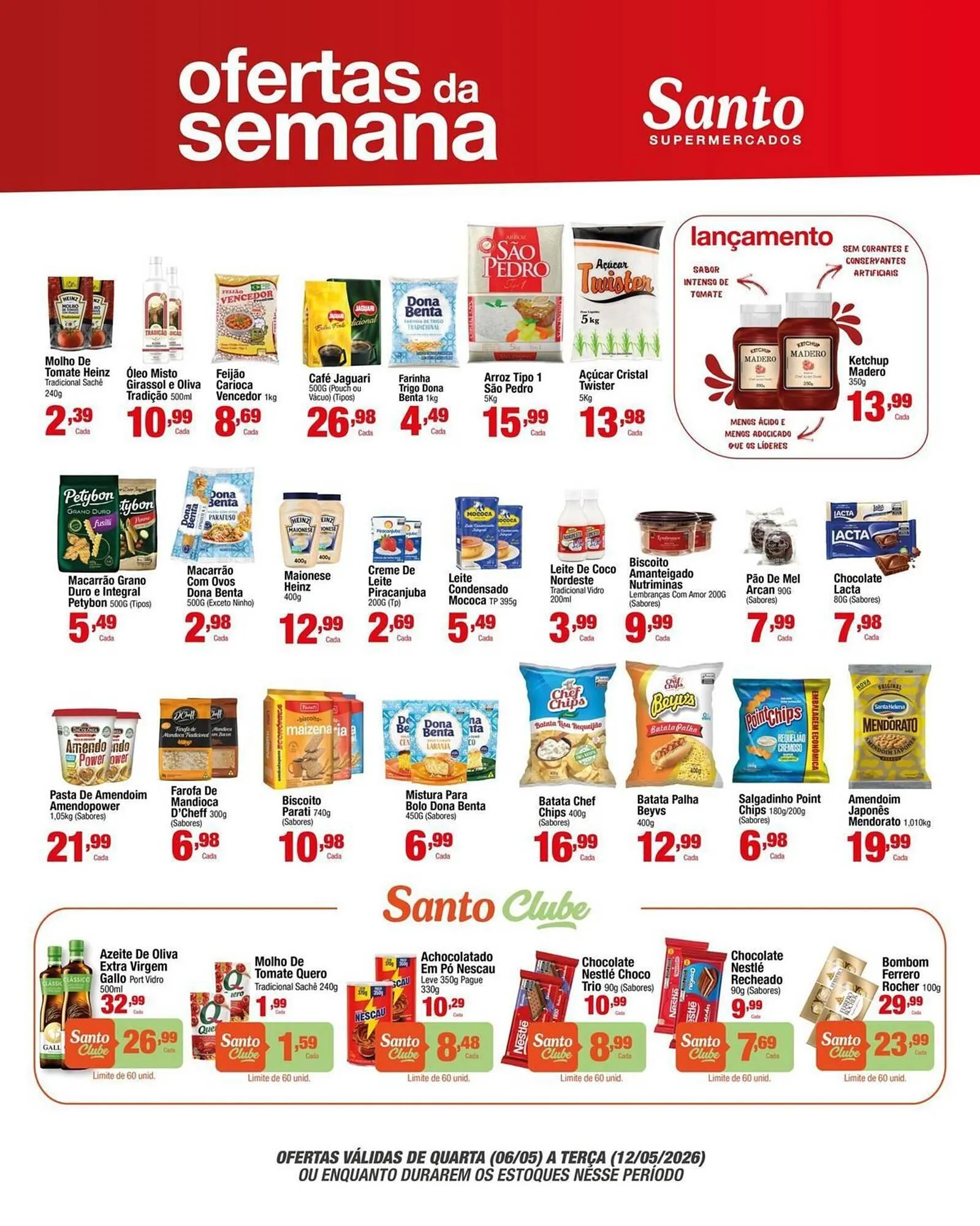 Encarte de Catálogo Santo Supermercados 6 de maio até 10 de maio 2026 - Pagina 7