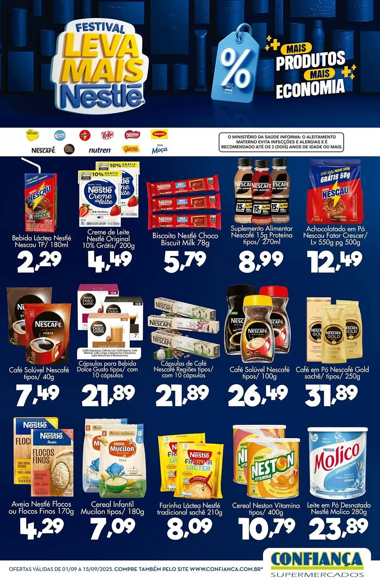 Encarte de Catálogo Confiança Supermercados 5 de setembro até 15 de setembro 2025 - Pagina 3