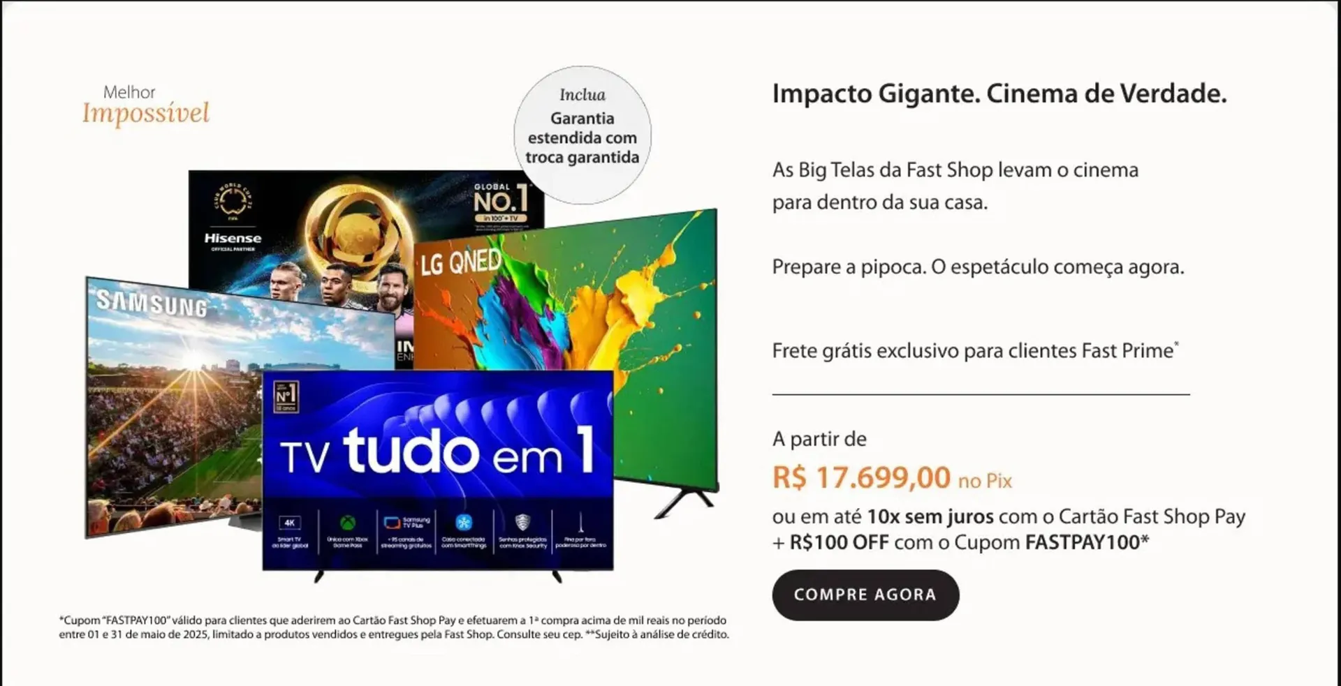 Encarte de Catálogo Fast Shop 22 de maio até 31 de maio 2025 - Pagina 2