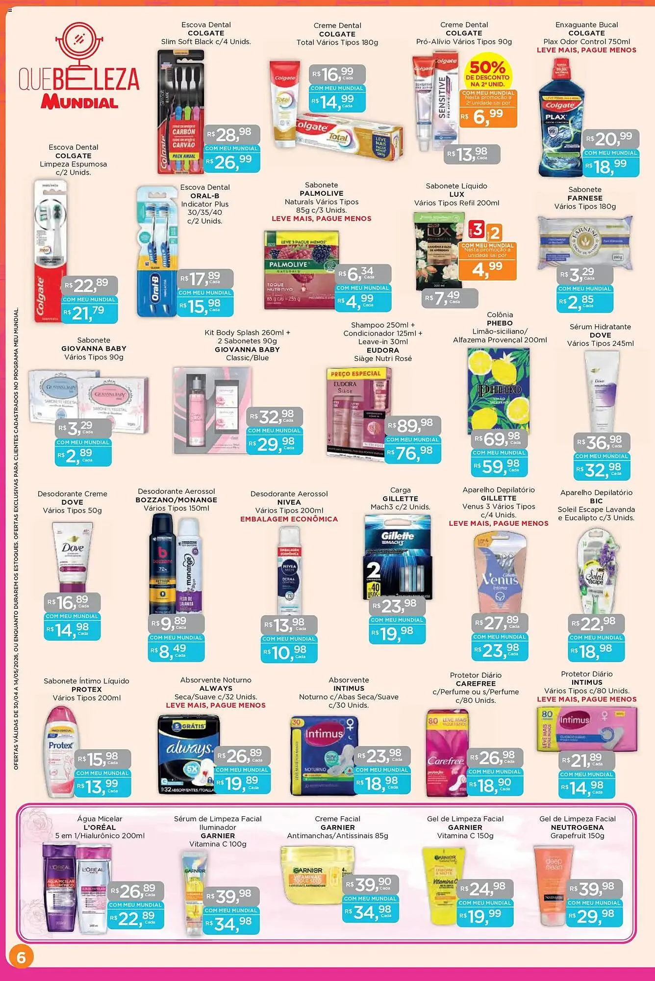 Encarte de Encarte Supermercados Mundial 30 de abril até 15 de maio 2026 - Pagina 6