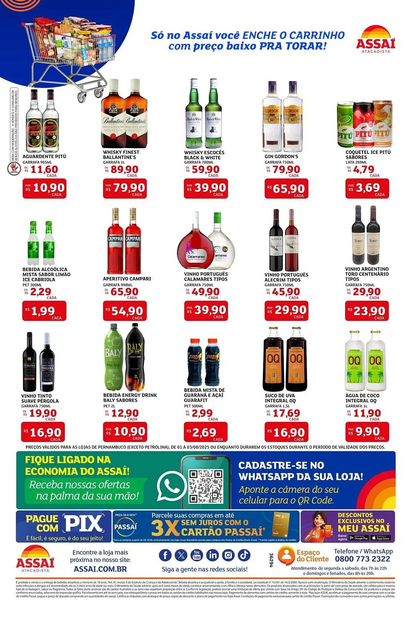 Encarte de Catálogo Assaí Atacadista 1 de agosto até 3 de agosto 2025 - Pagina 2