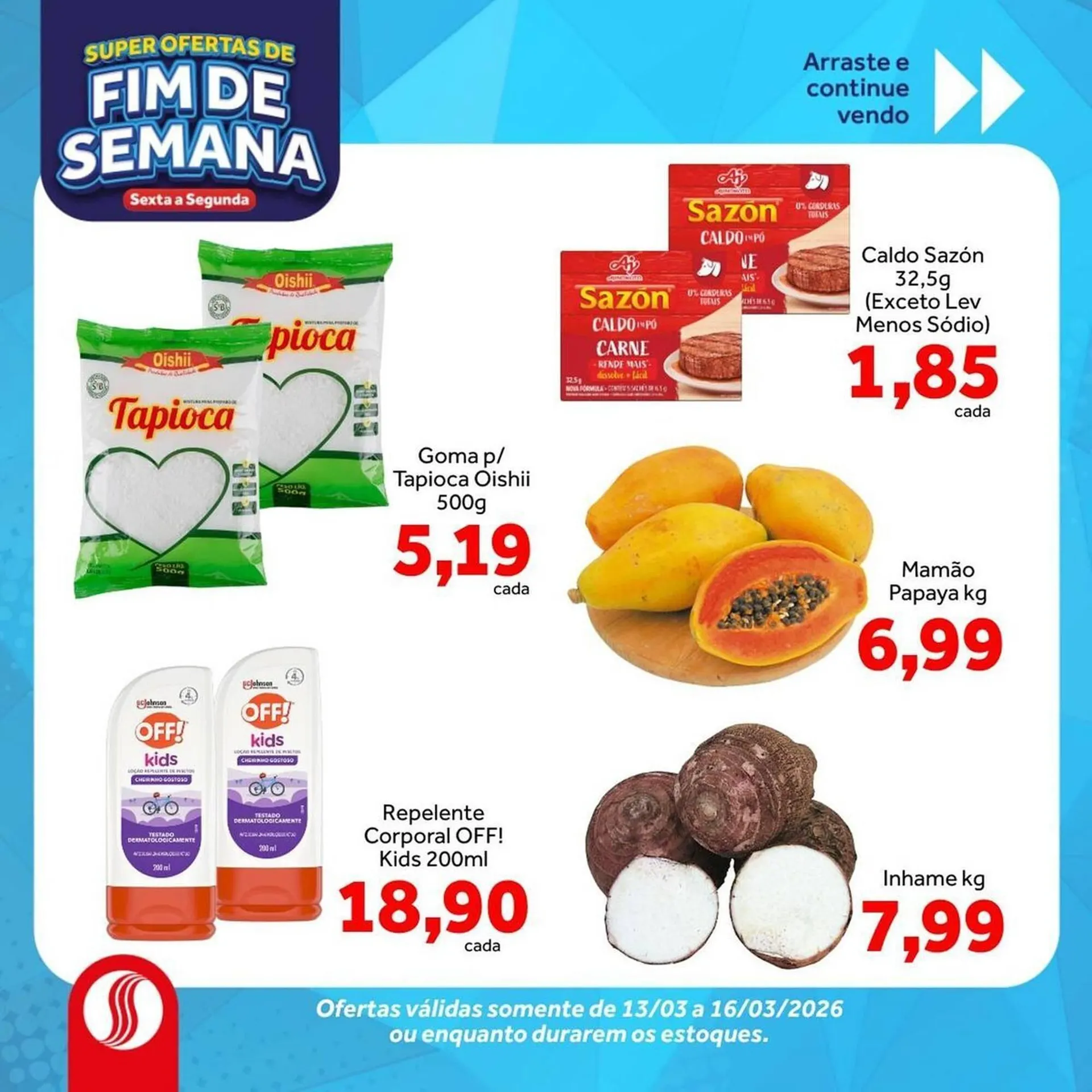 Encarte de Folheto Shibata Supermercados 13 de março até 16 de março 2026 - Pagina 3