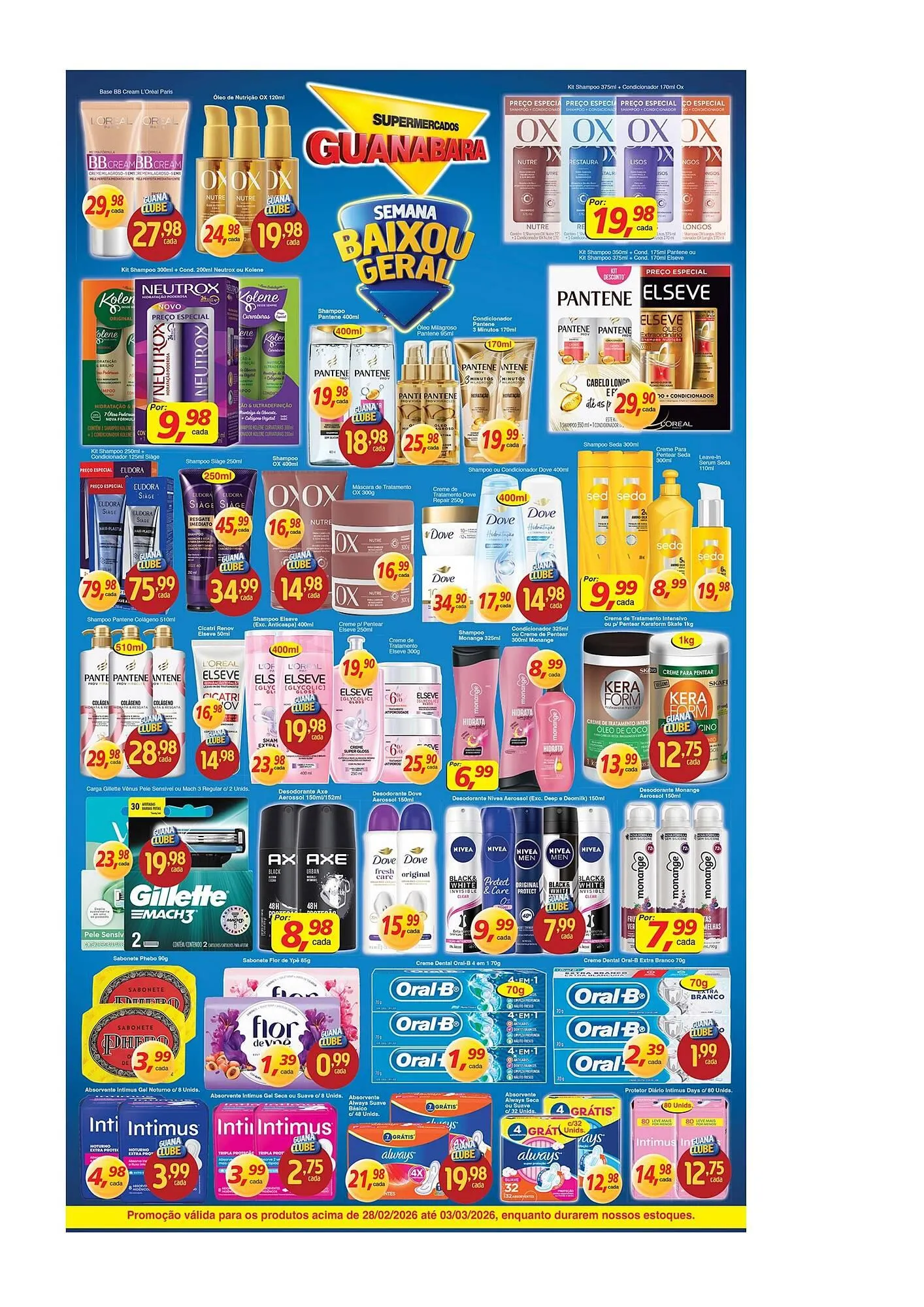Encarte de Encarte Supermercados Guanabara 28 de fevereiro até 3 de março 2026 - Pagina 10