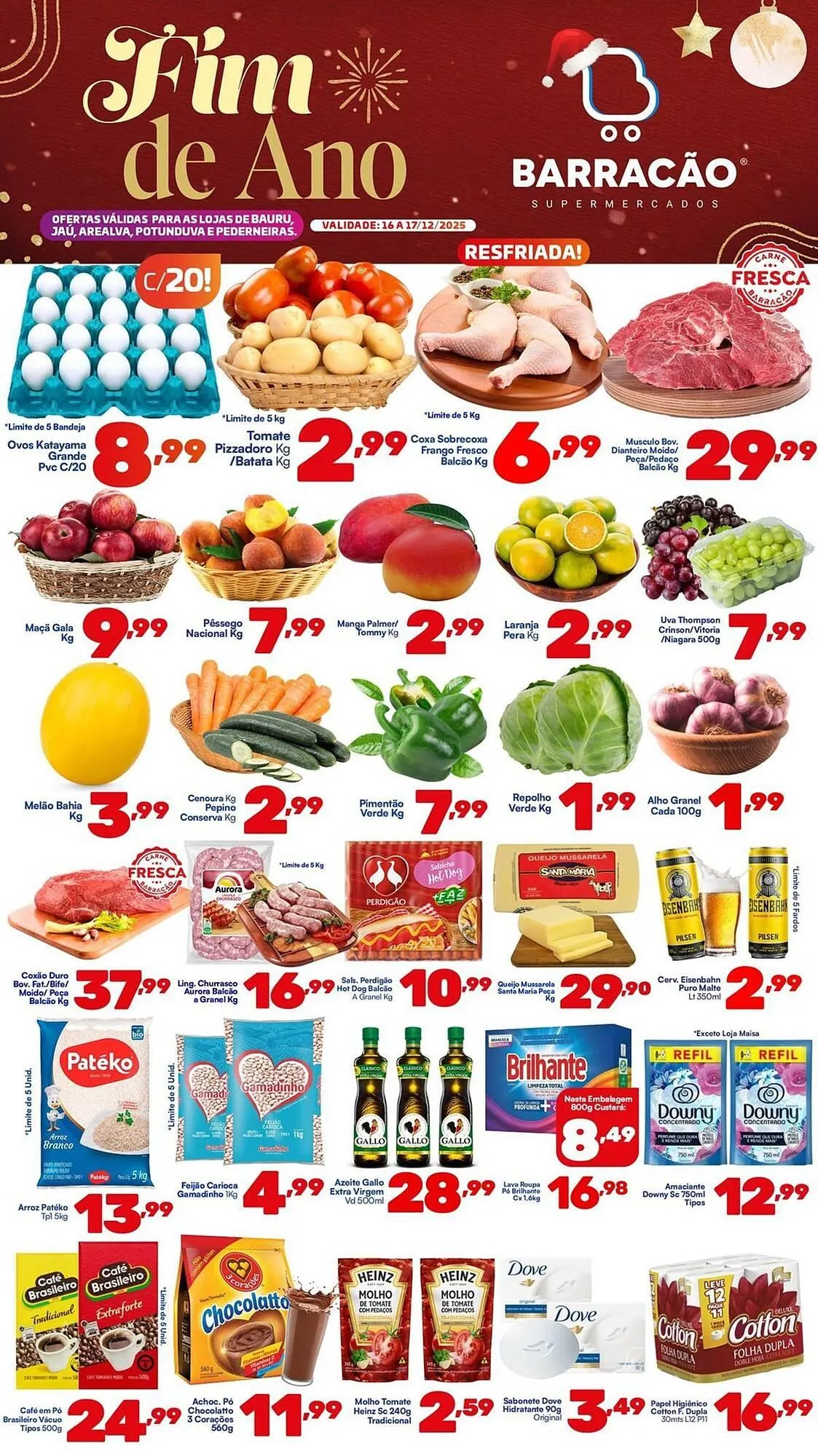 Encarte de Catálogo Barracão Supermercado 16 de dezembro até 17 de dezembro 2025 - Pagina 6