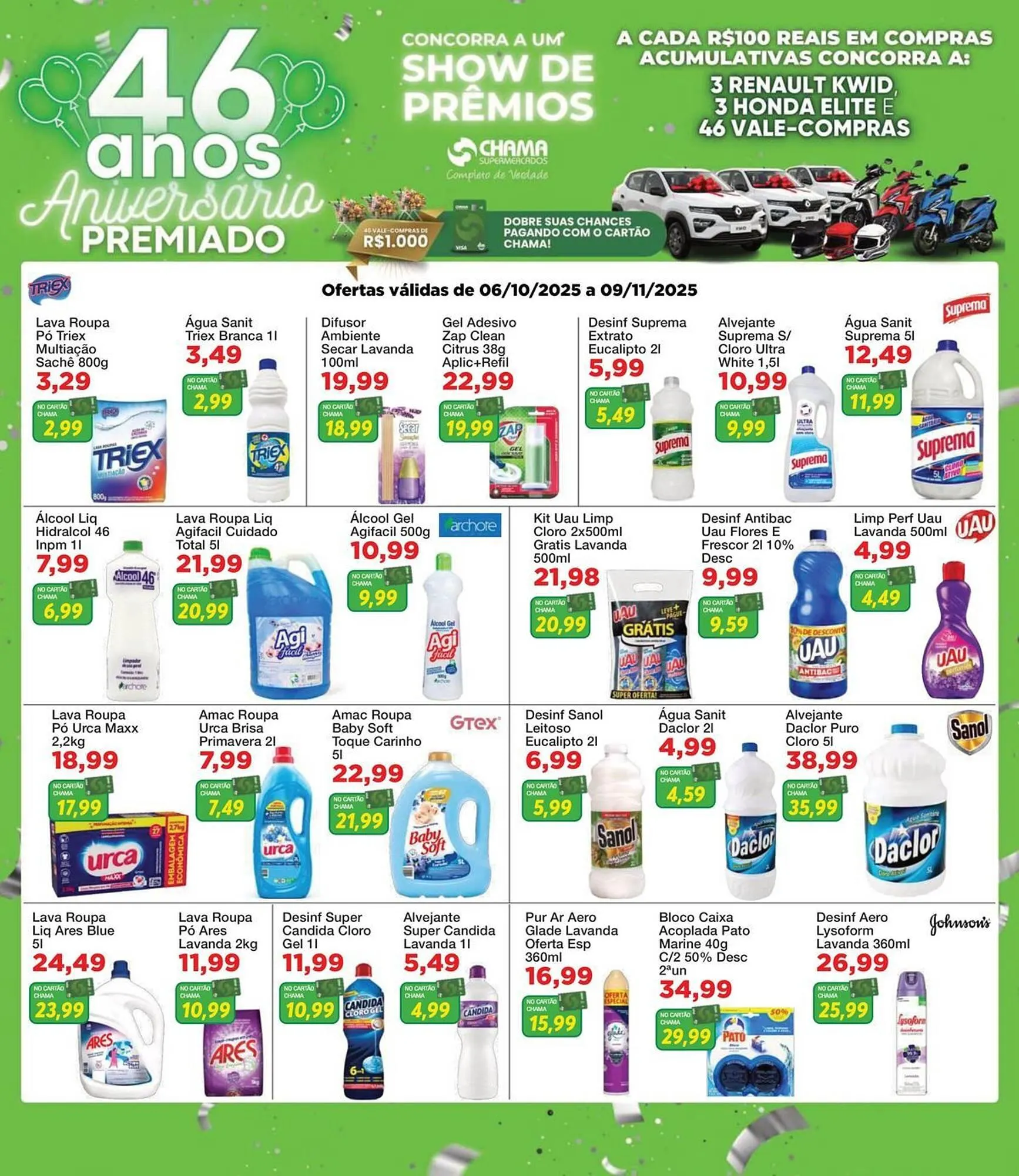 Encarte de Catálogo Chama Supermercados 6 de outubro até 9 de novembro 2025 - Pagina 28