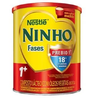 LEITE EM PÓ NINHO FASES PREBIO 1 + 800G