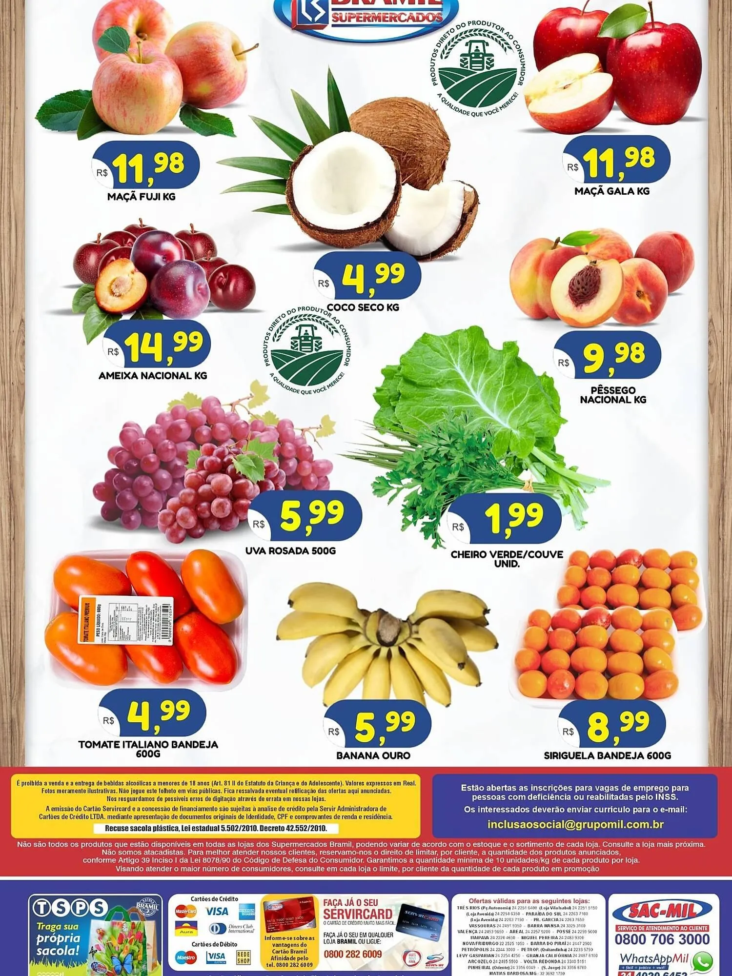 Encarte de Encarte Bramil Supermercados 13 de janeiro até 14 de janeiro 2026 - Pagina 2